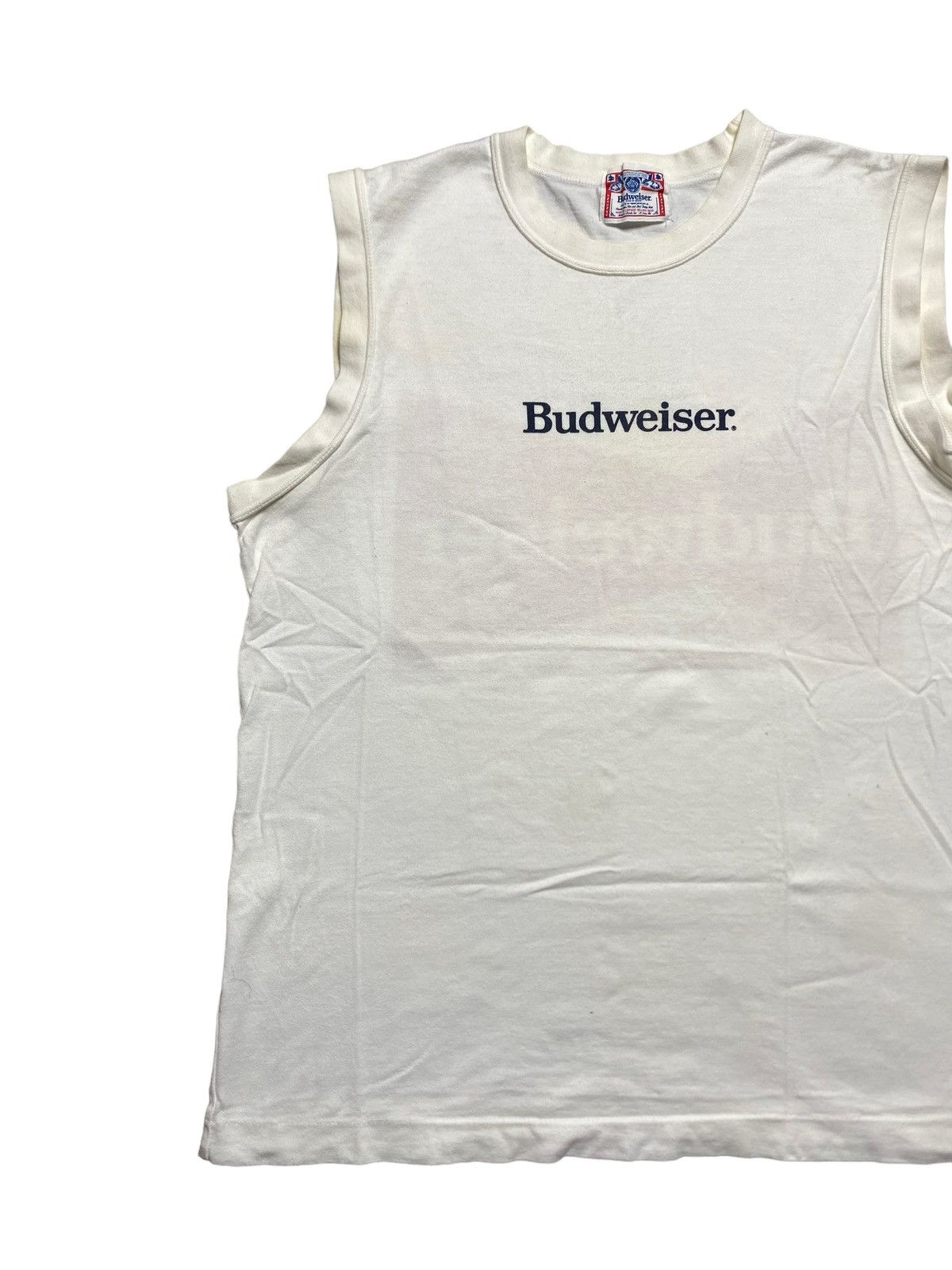 Other VINTAGE BUDWEISER SPELLOUT SLEEVELESS TEE Size US S / EU 44-46 / 1 - 4 Thumbnail