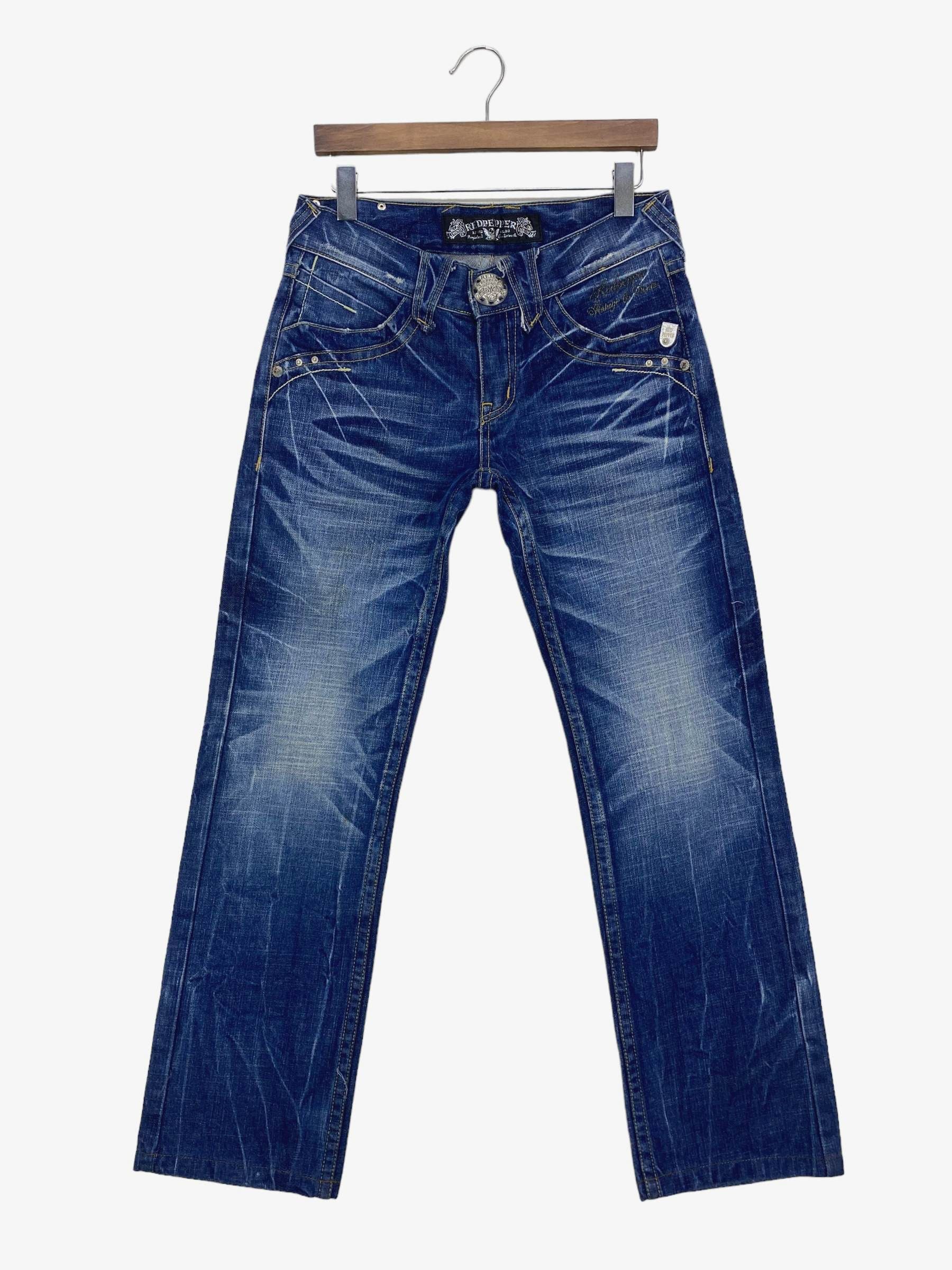 image of Distressed Denim Red Pepper Denim Jeans Japanese Jeans in Blue, Women's (Size 31)