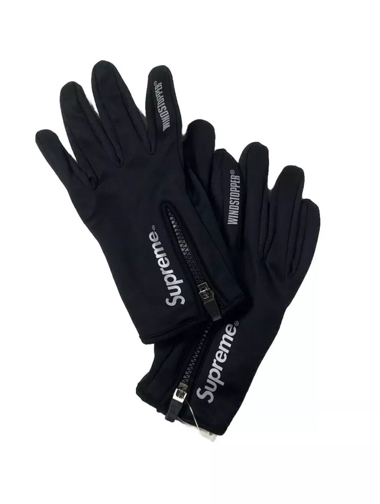 Supreme WINDSTOPPER Zip Gloves Navy Sサイズ（Supreme