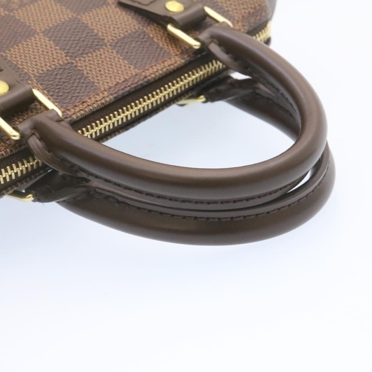Louis Vuitton LOUIS VUITTON Damier Ebene Mini Speedy Hand Bag M41534 Size ONE SIZE - 7 Thumbnail