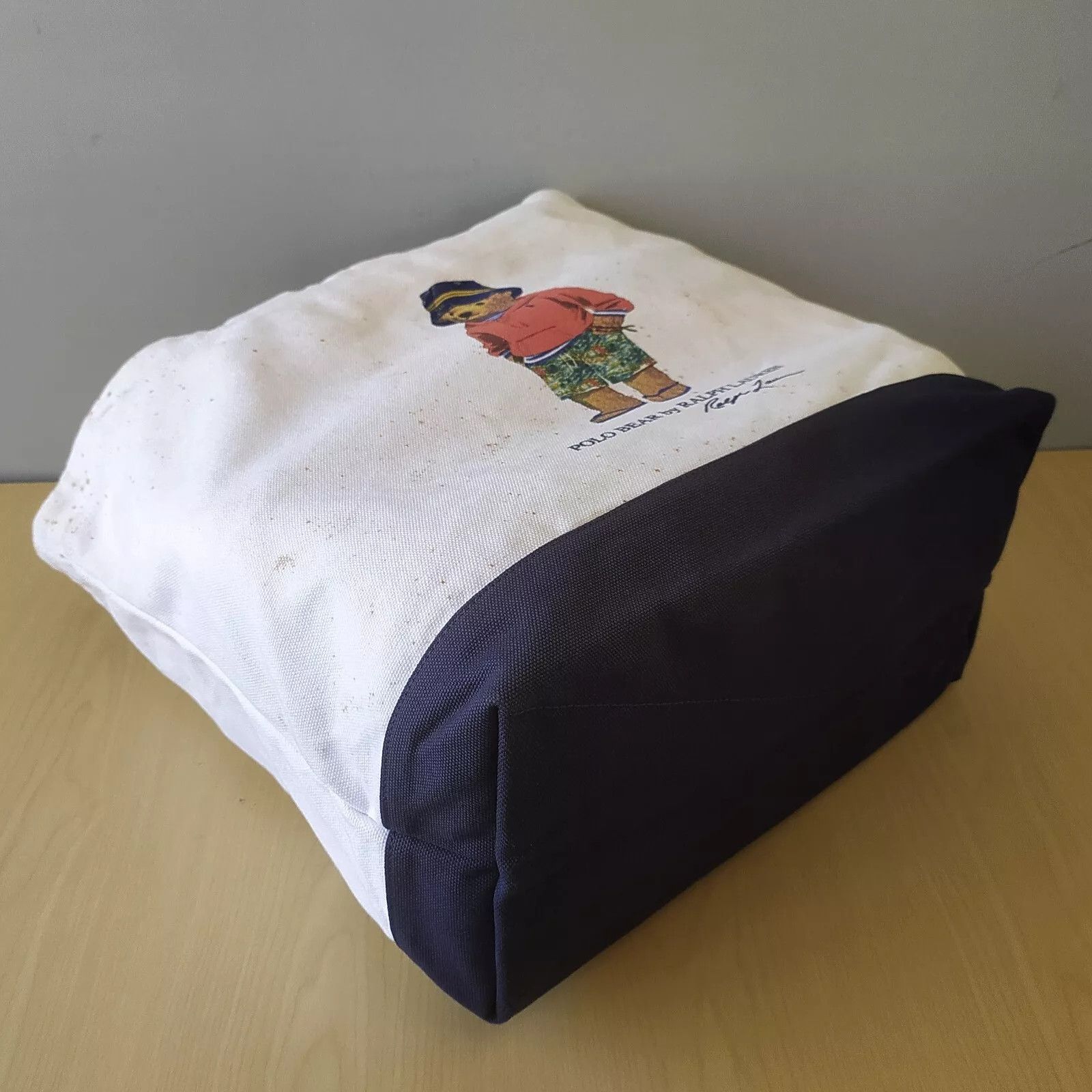 Polo Ralph Lauren Polo Ralph Lauren Polo Bear canvas tote bag IFD 8049 Size ONE SIZE - 8 Thumbnail