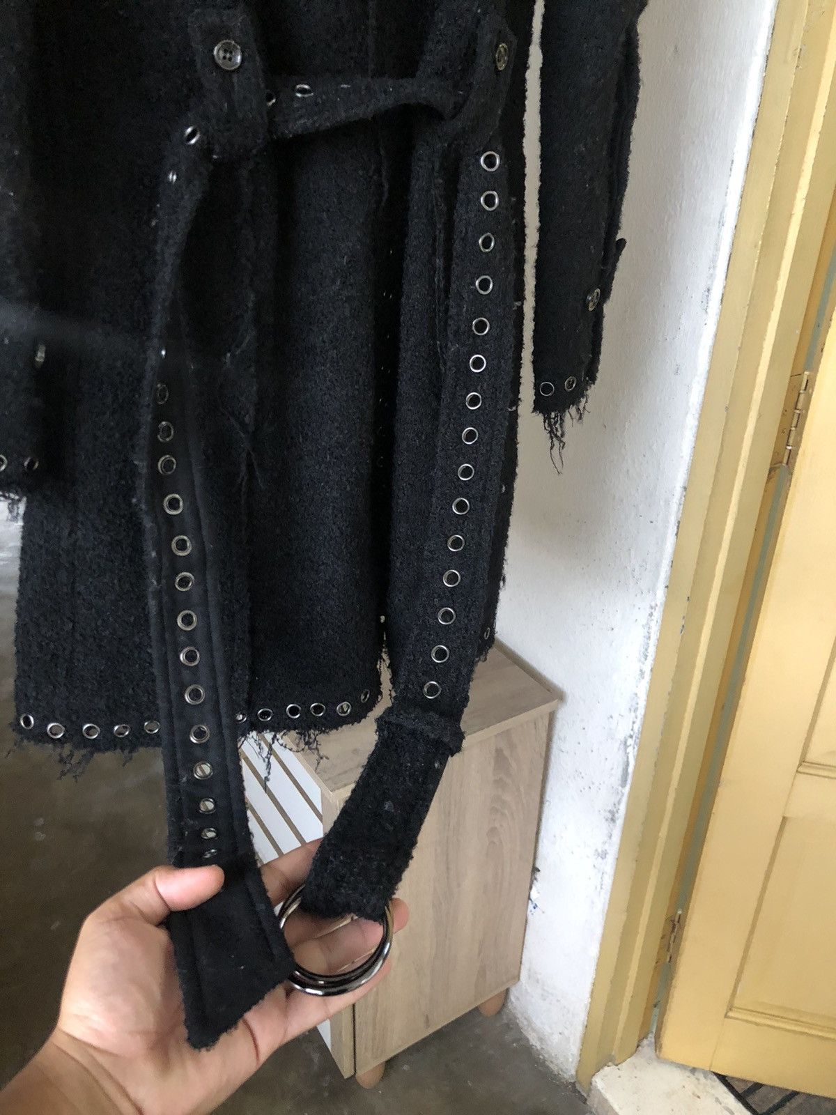 If Six Was Nine Rare❗️Enchantement Bondage Punk Long Coat If Six Was Nine Size XS / US 0-2 / IT 36-38 - 7 Thumbnail