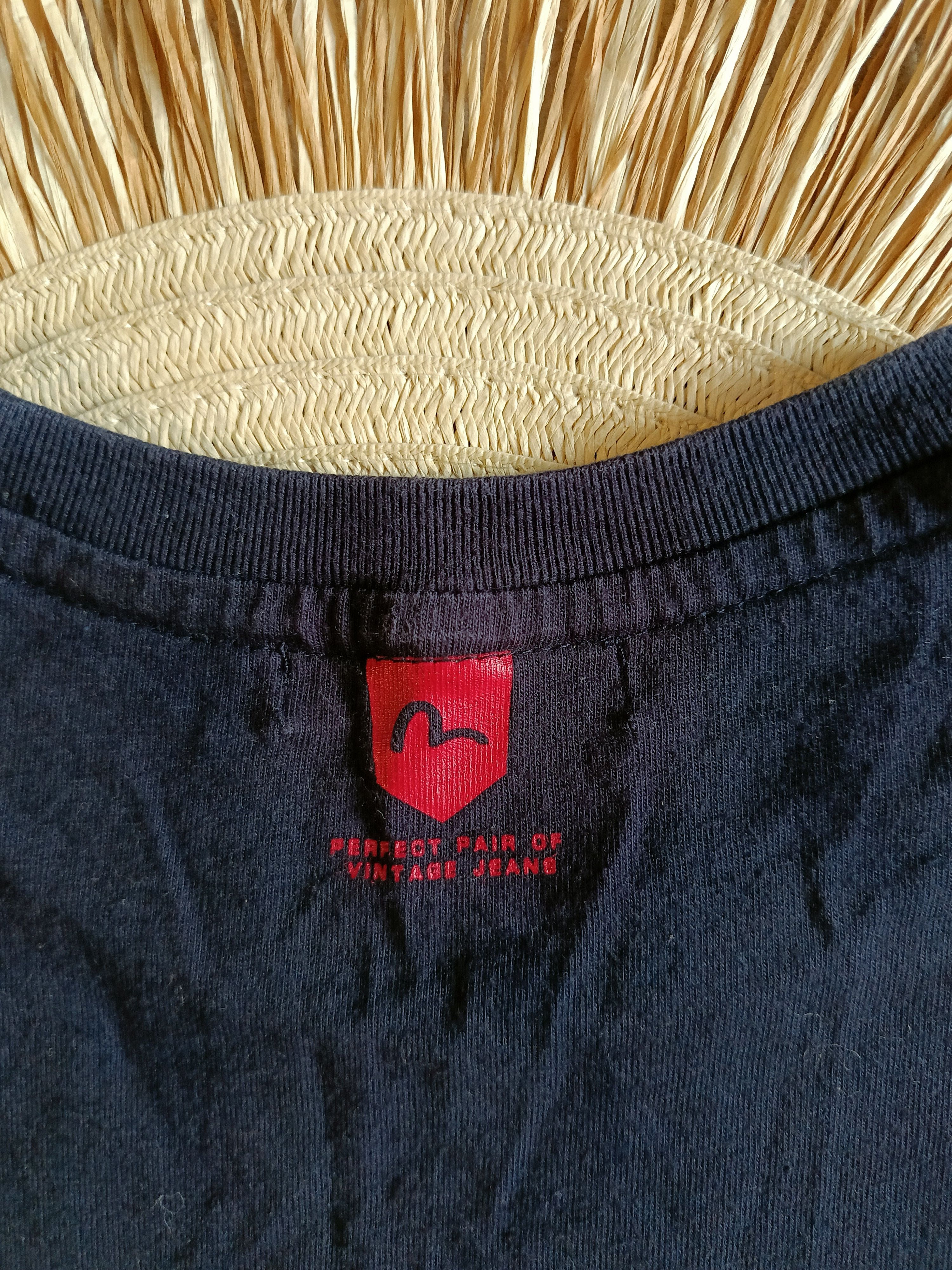 Evisu Navy blue t-shirt Evisu with the logo Size S / US 4 / IT 40 - 7 Thumbnail
