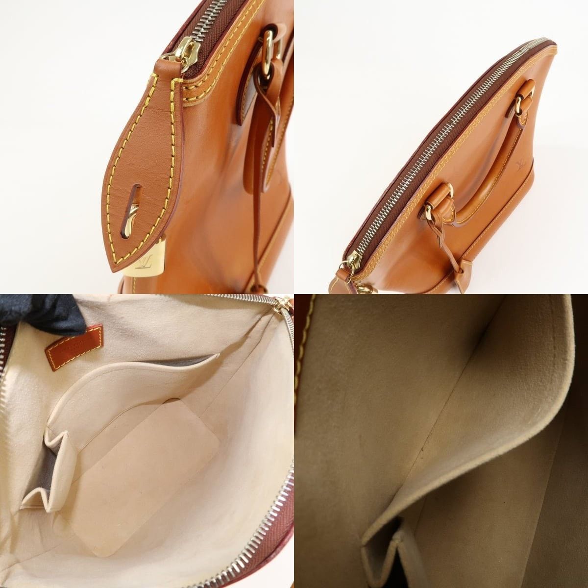 Louis Vuitton Louis Vuitton Lockit Nomade Leather Satchel Tan Size ONE SIZE - 7 Thumbnail