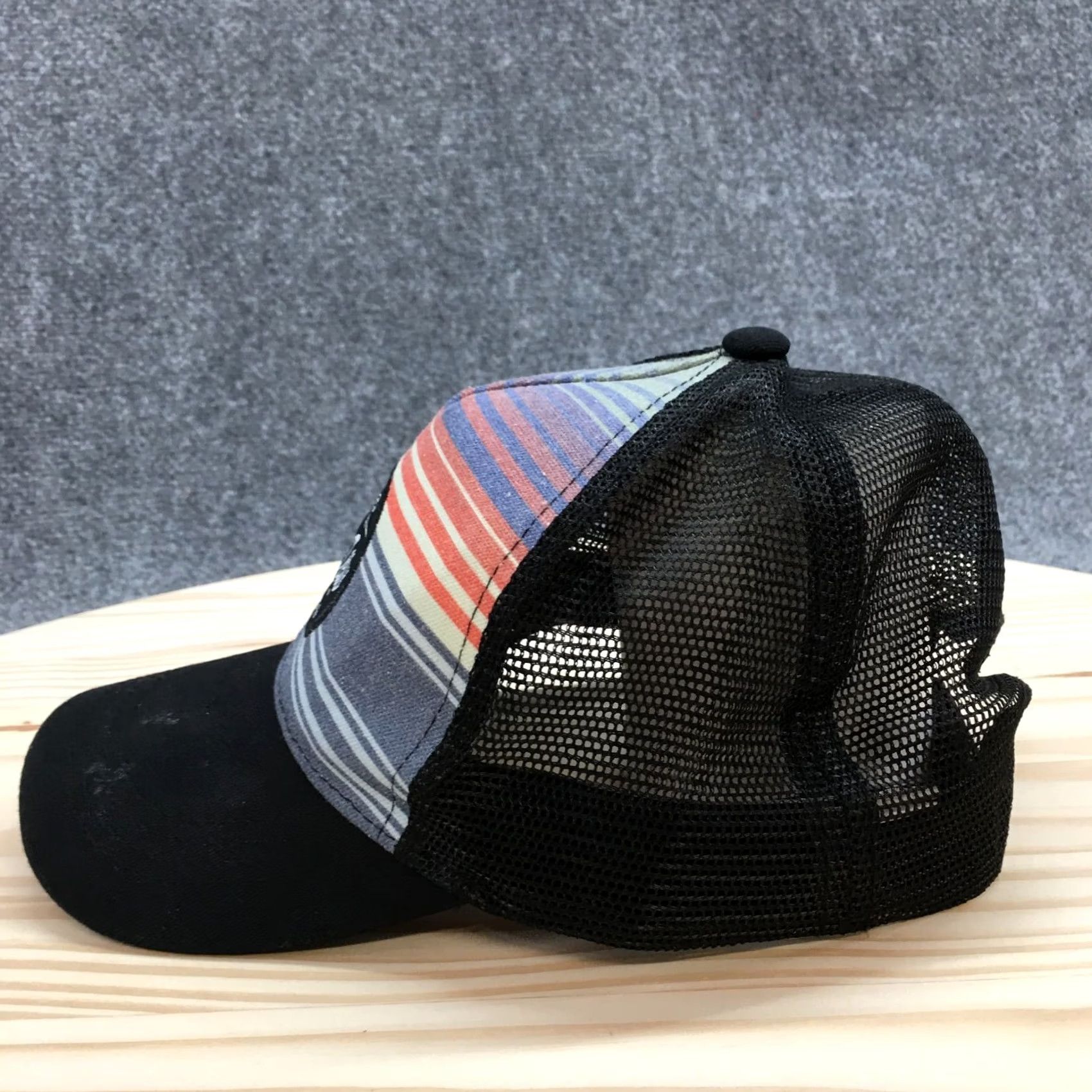Logo 7 Wisconsin Dells Trucker Hat Men Black OS Adjustable Curved Brim Embroidered Logo Size ONE SIZE - 7 Thumbnail
