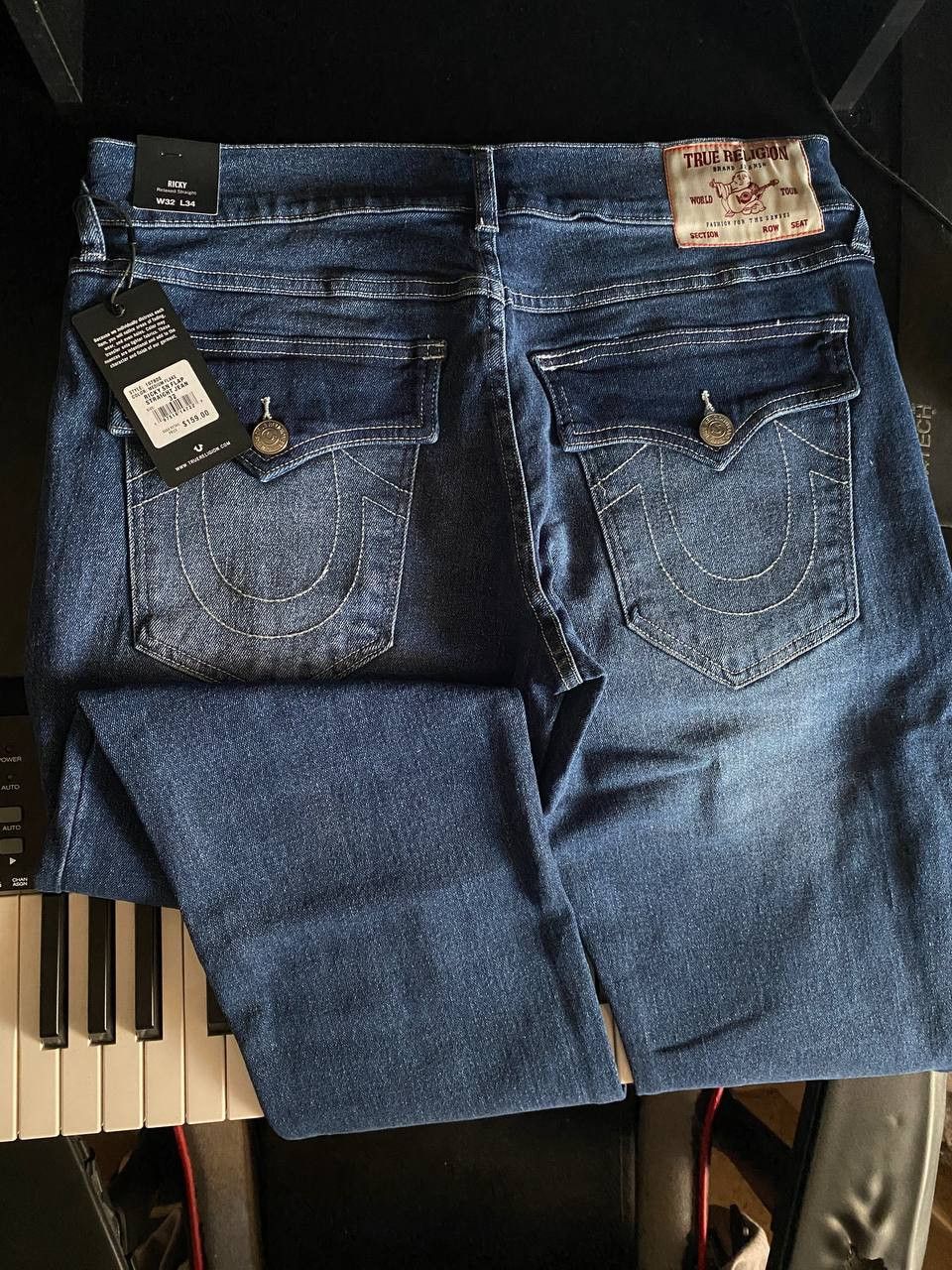 True Religion True Religion Ricky SN Straight Jeans Size US 30 / EU 46 - 5 Thumbnail