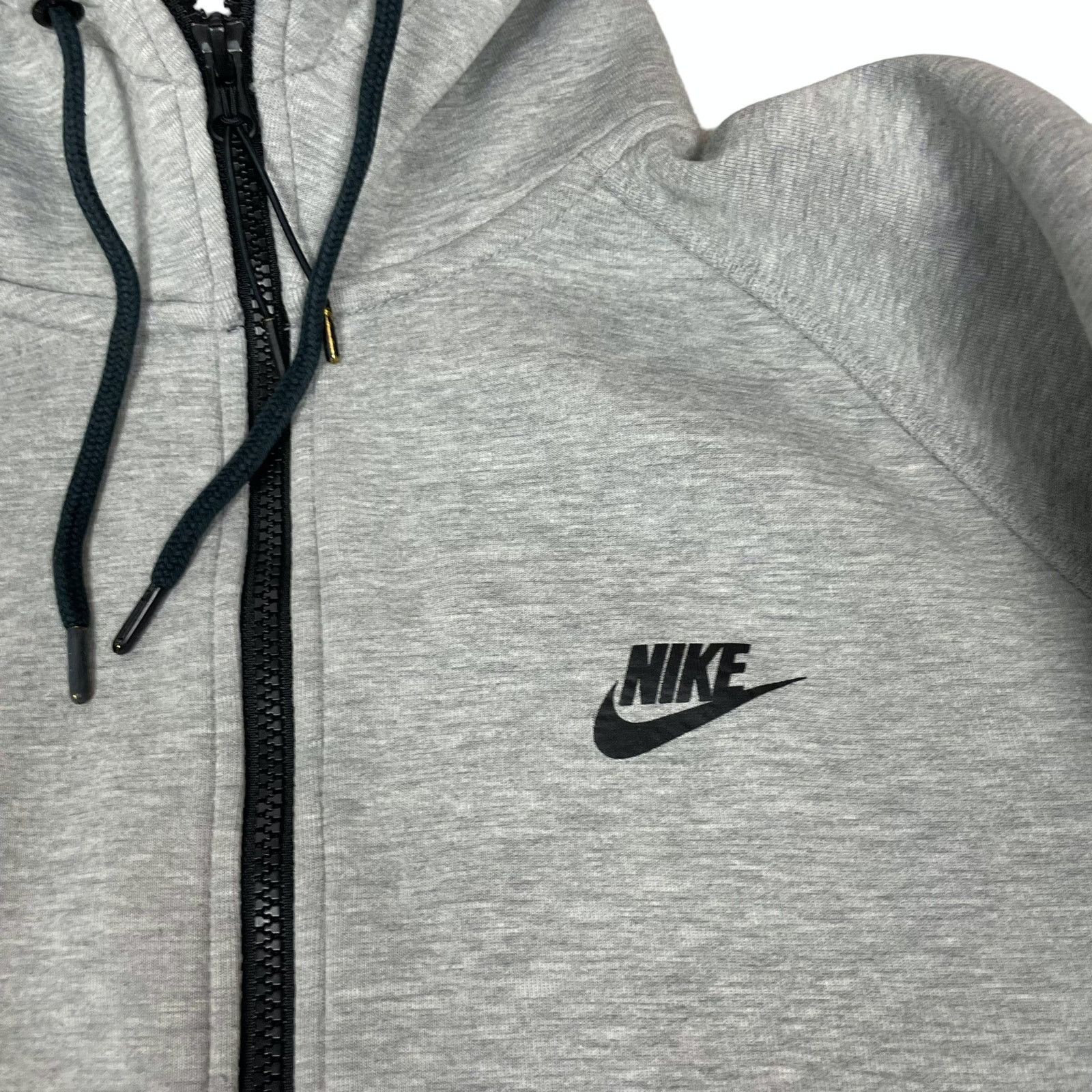 Nike Nike Men's Gray Cotton Long Sleeve Full Zip Hoodie Medium Size US M / EU 48-50 / 2 - 3 Thumbnail