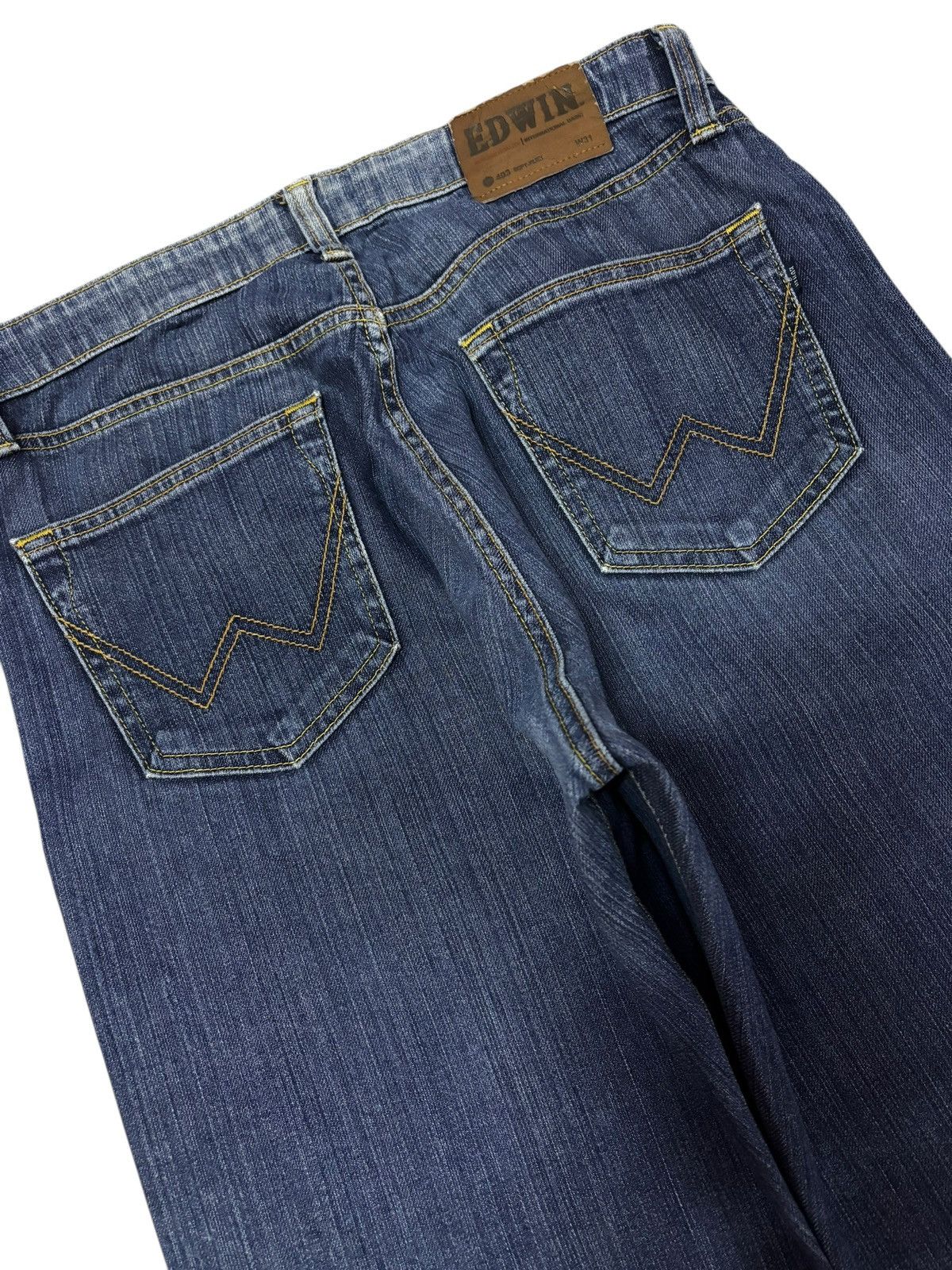 Edwin Vtg Edwin Japan 403 Distressed Jeans Size US 31 - 5 Thumbnail