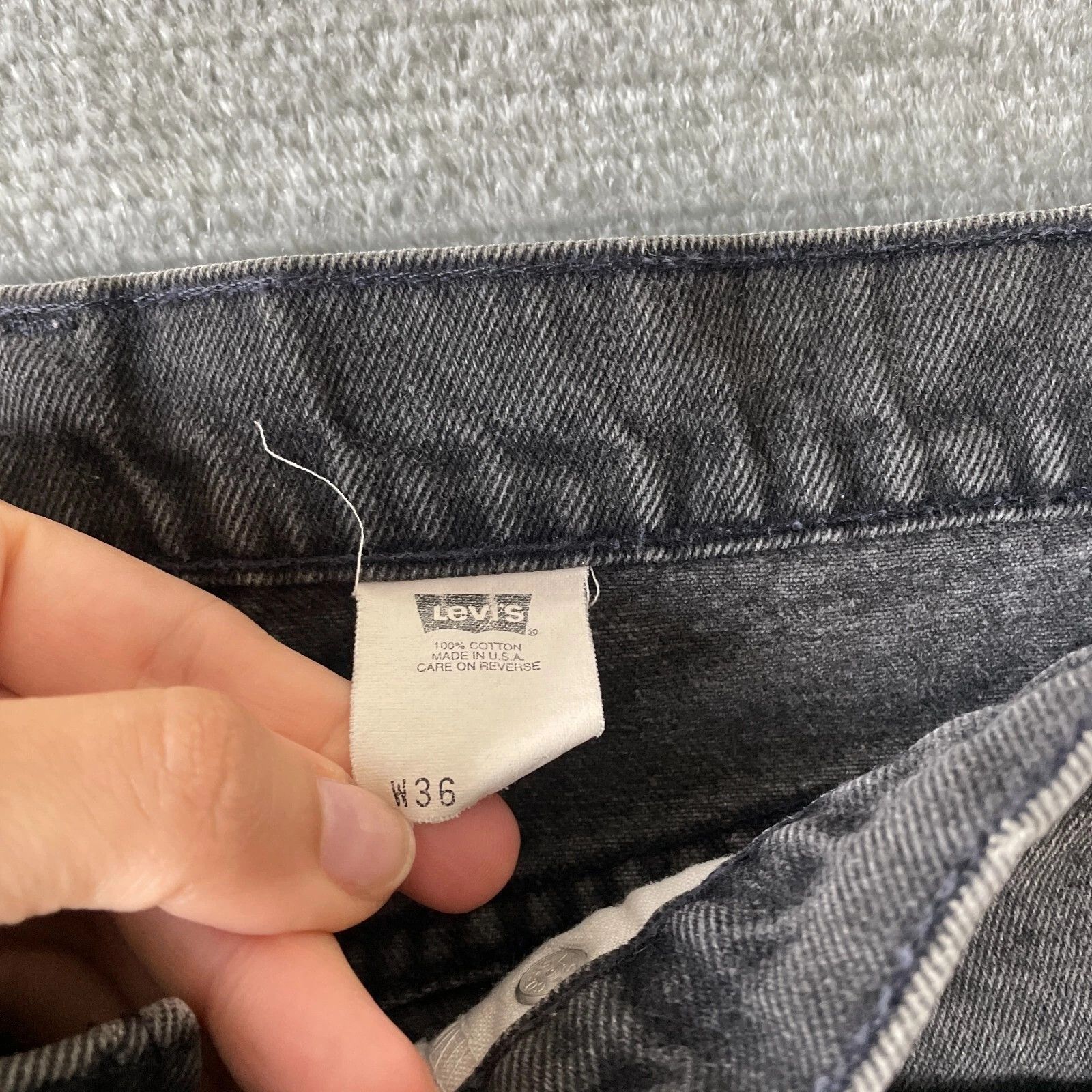 Levi's Vintage Clothing Levi's Vintage Orange Tab 550 90s Shorts Size US 36 / EU 52 - 8 Thumbnail