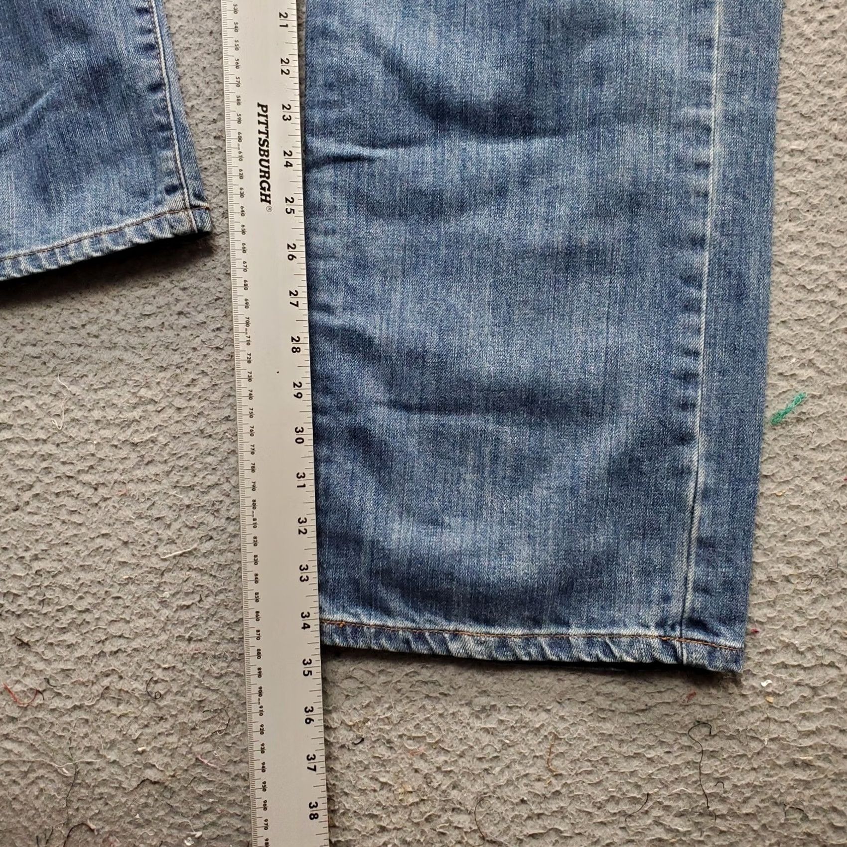 Eddie Bauer Eddie Bauer Mens Jeans Straight 42 Blue Denim 100% Cotton Stretch Regular Fit Vintage: No Size US 42 / EU 58 - 4 Thumbnail