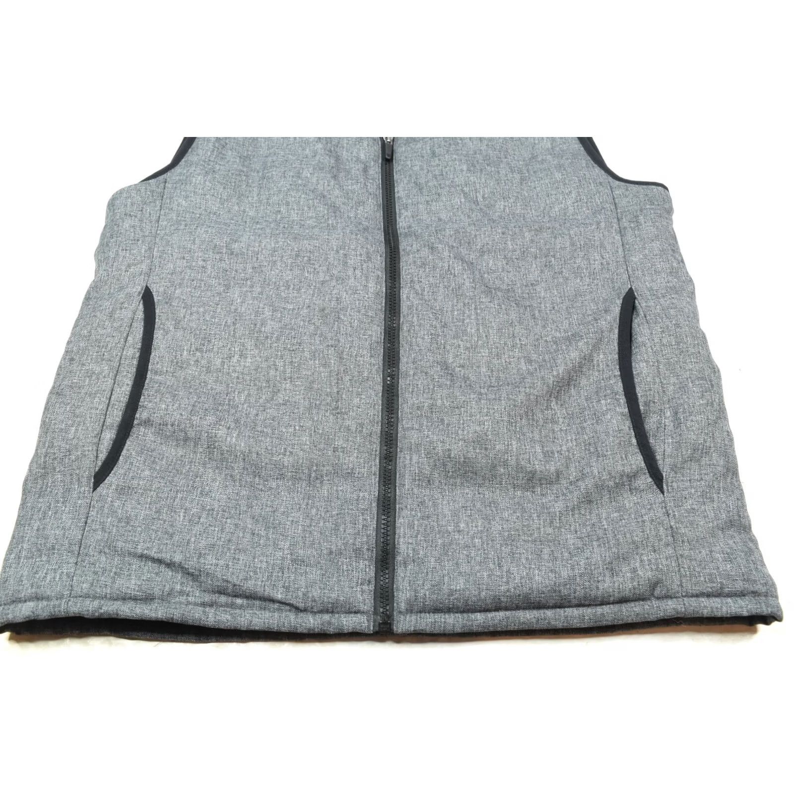 Vintage Mack Weldon Reversible Puffer Vest Mens Large Gray Full-Zip Sleeveless Classic Size US L / EU 52-54 / 3 - 6 Thumbnail