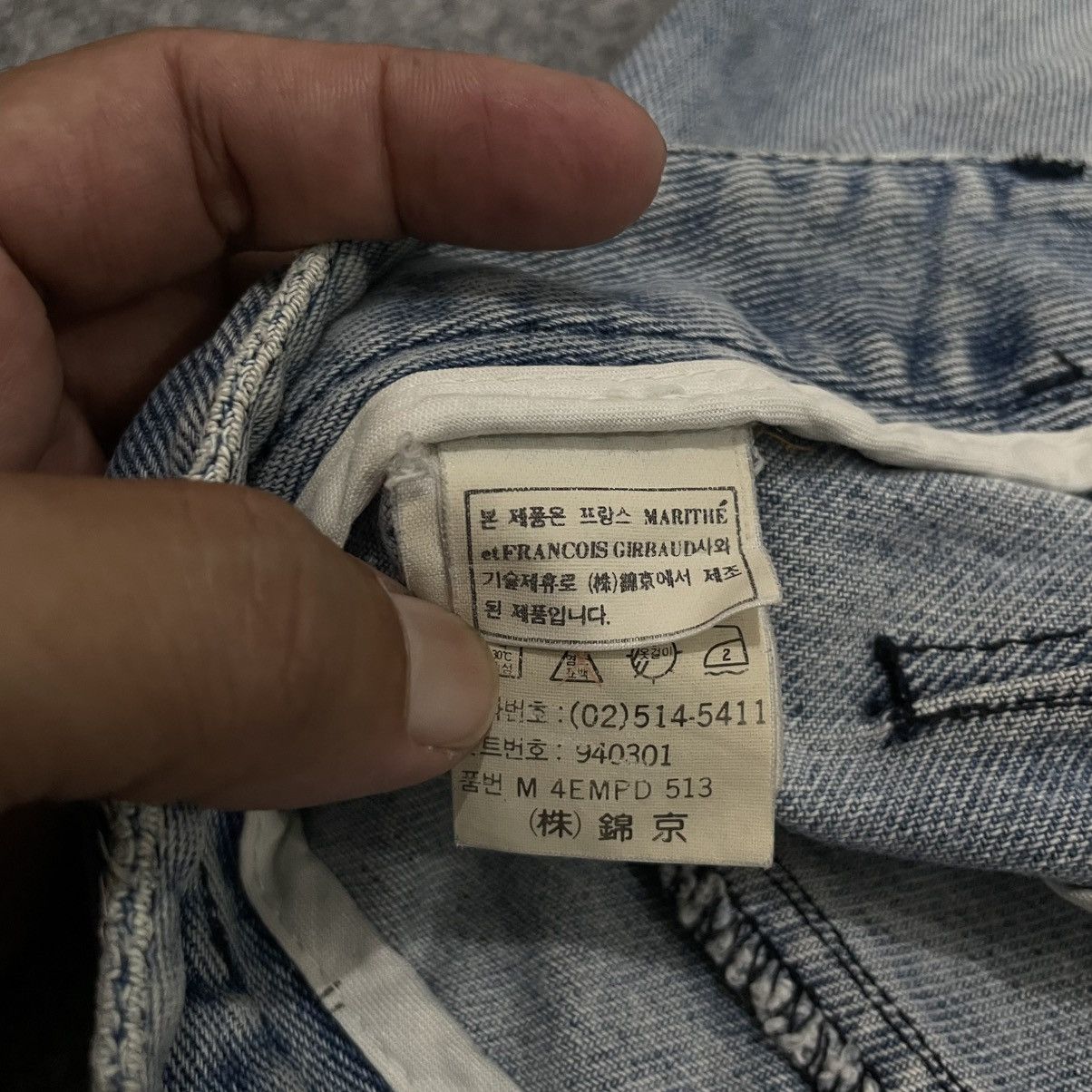 Marithe + Francois Girbaud Vintage MFG Double Zip Front Detail Light Wash Denim Size US 30 / EU 46 - 7 Thumbnail