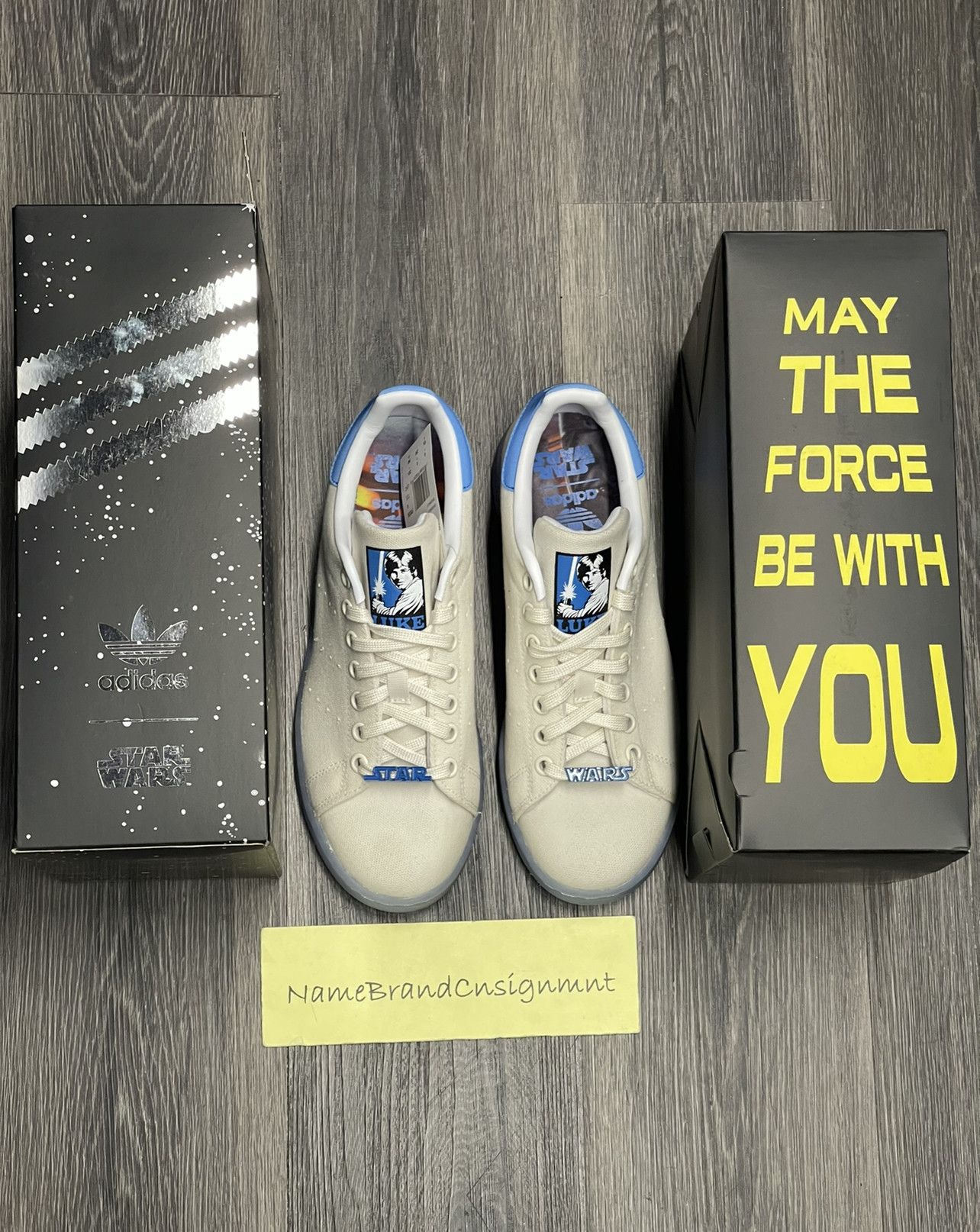 Adidas Adidas Stan Smith J “ Star Wars “ Size US 6 / EU 39 - 1 Thumbnail