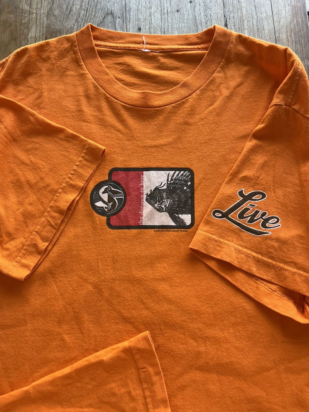 Band Tees × Vintage Vintage LIVE the distance to here 2000’s license to GIANT Size US L / EU 52-54 / 3 - 7 Thumbnail