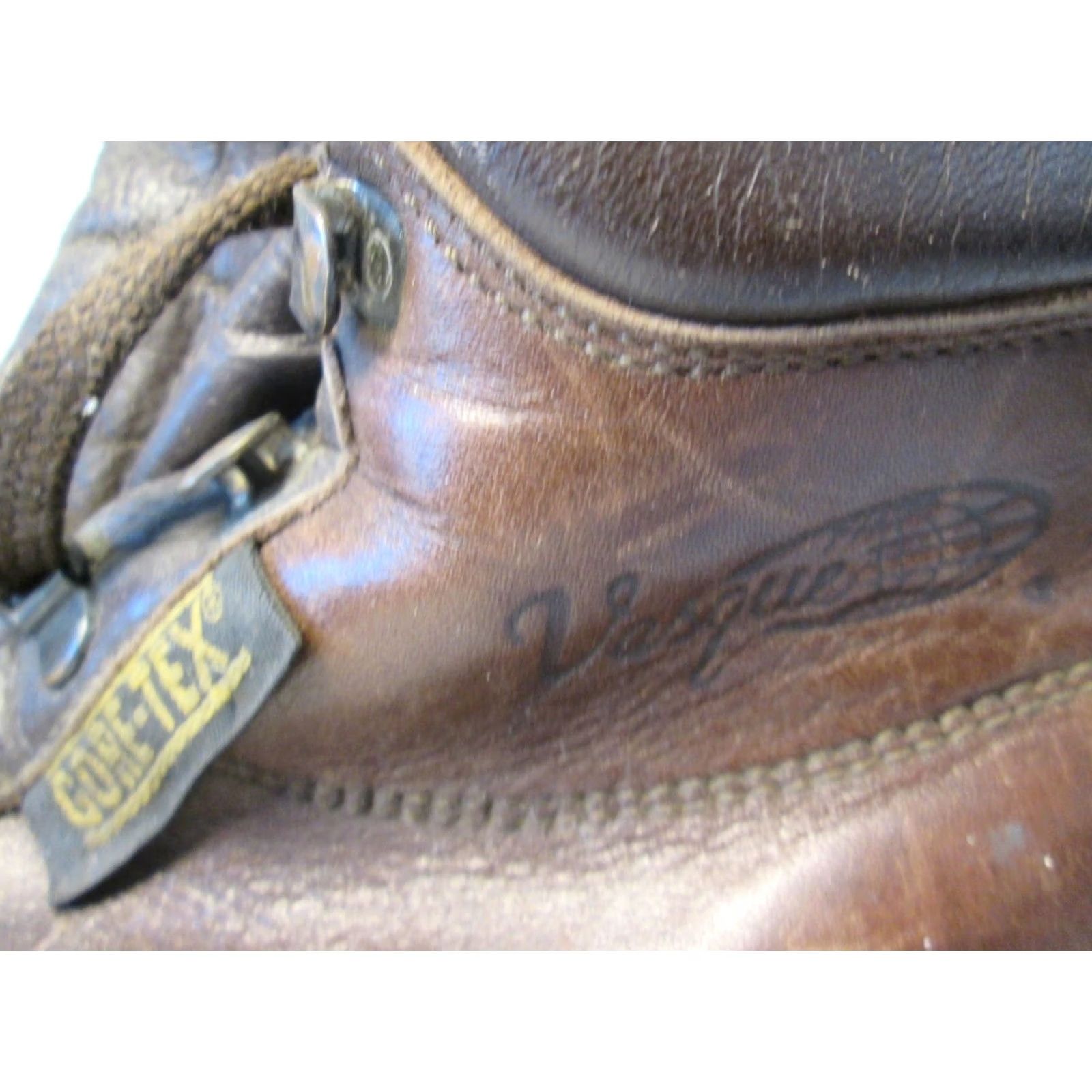 Vasque Vasque Womens Combat Boots Brown Gore-Tex Lace Up Logo Cowhide Upper Spinel? Size US 7 / IT 37 - 4 Thumbnail