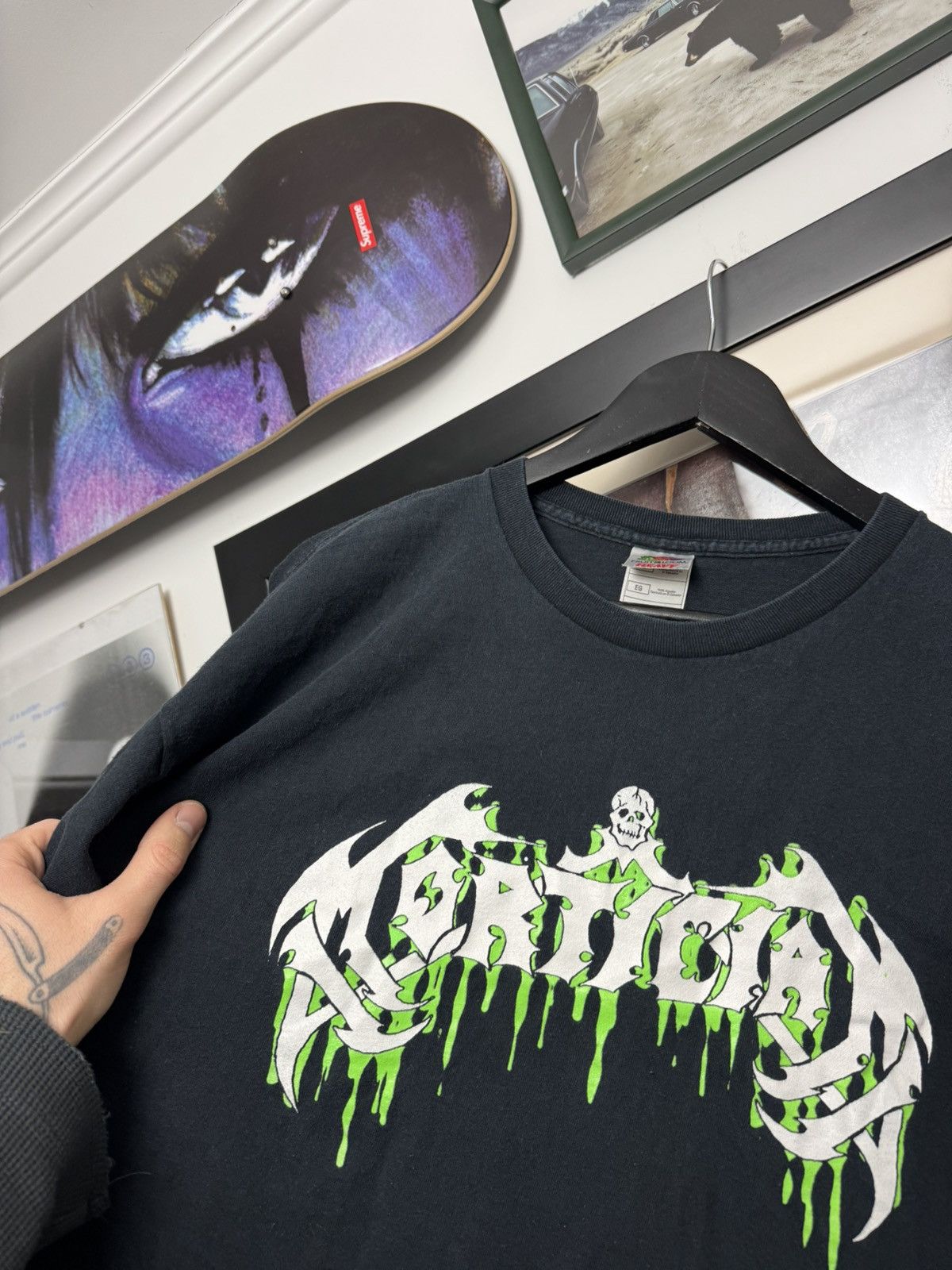 Band Tees Vintage Mortician Brutal Death Metal Band Tee Logo Skull Size US XL / EU 56 / 4 - 2 Thumbnail