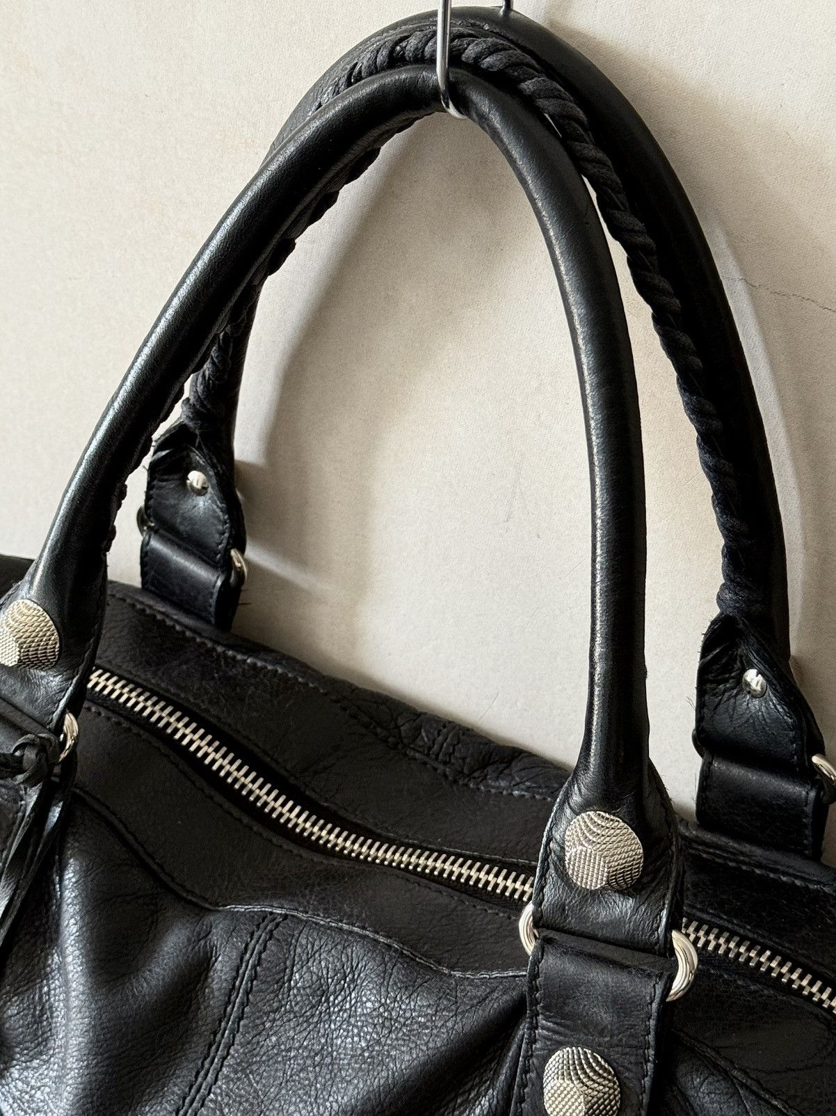 Balenciaga RARE Balenciaga - 2000’s - XL Le City - Lambskin Work Bag Size ONE SIZE - 4 Thumbnail