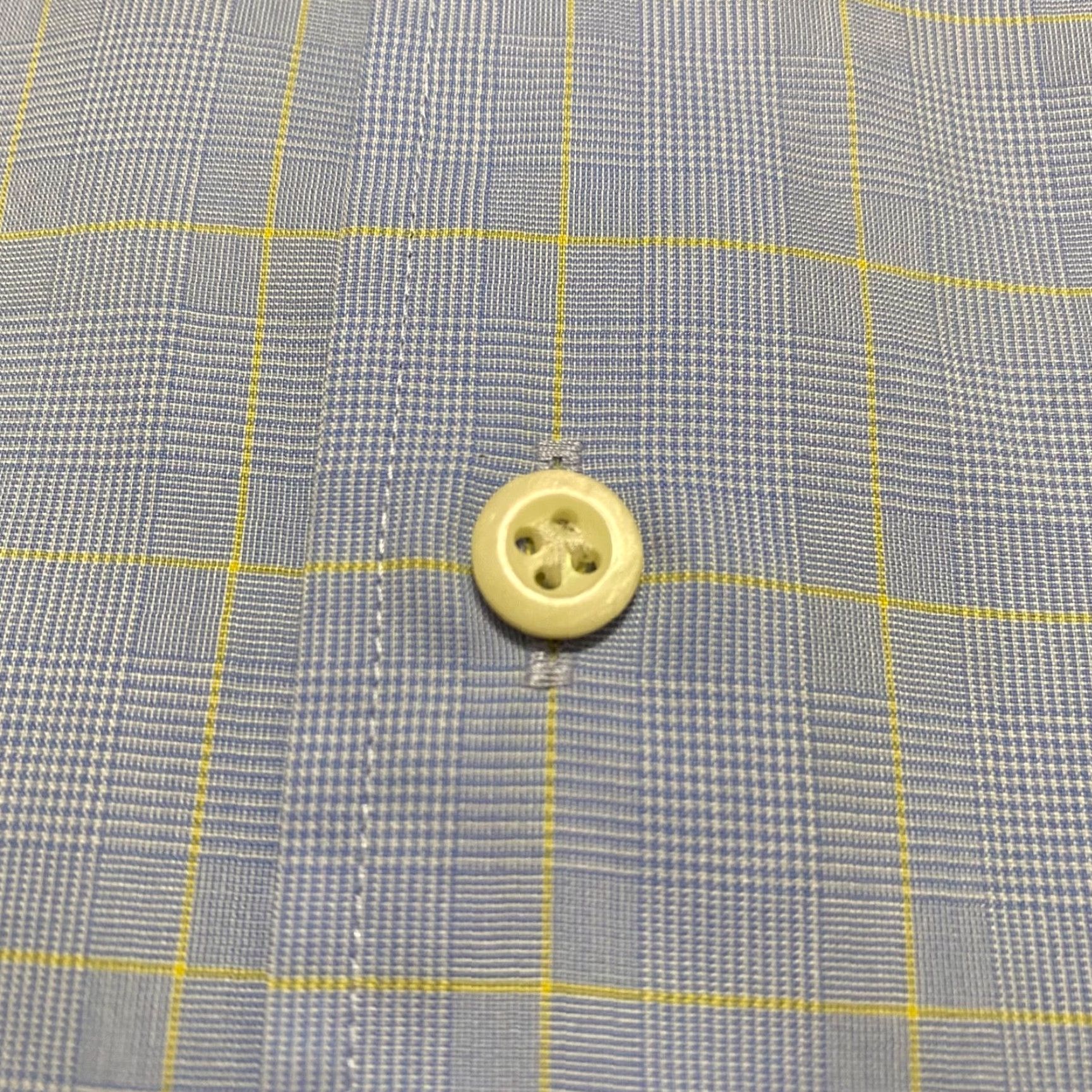 Peter Millar Peter Millar Shirt Mens 16.5 Blue Plaid Long Sleeve Button Front Cotton Nanoluxe Size US XL / EU 56 / 4 - 4 Thumbnail