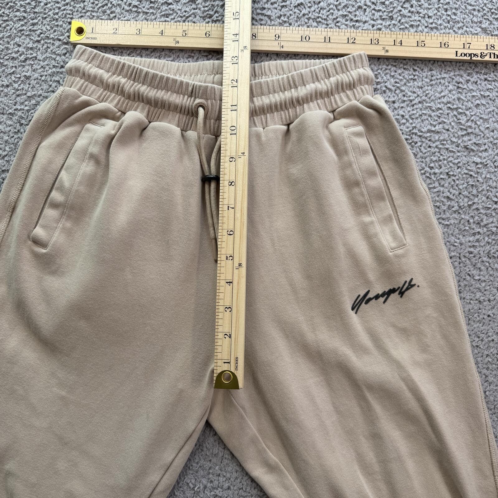 YoungLA YoungLA #228 Beige Joggers Mens S Sweatpants Gym 2253 Size US 30 / EU 46 - 3 Thumbnail