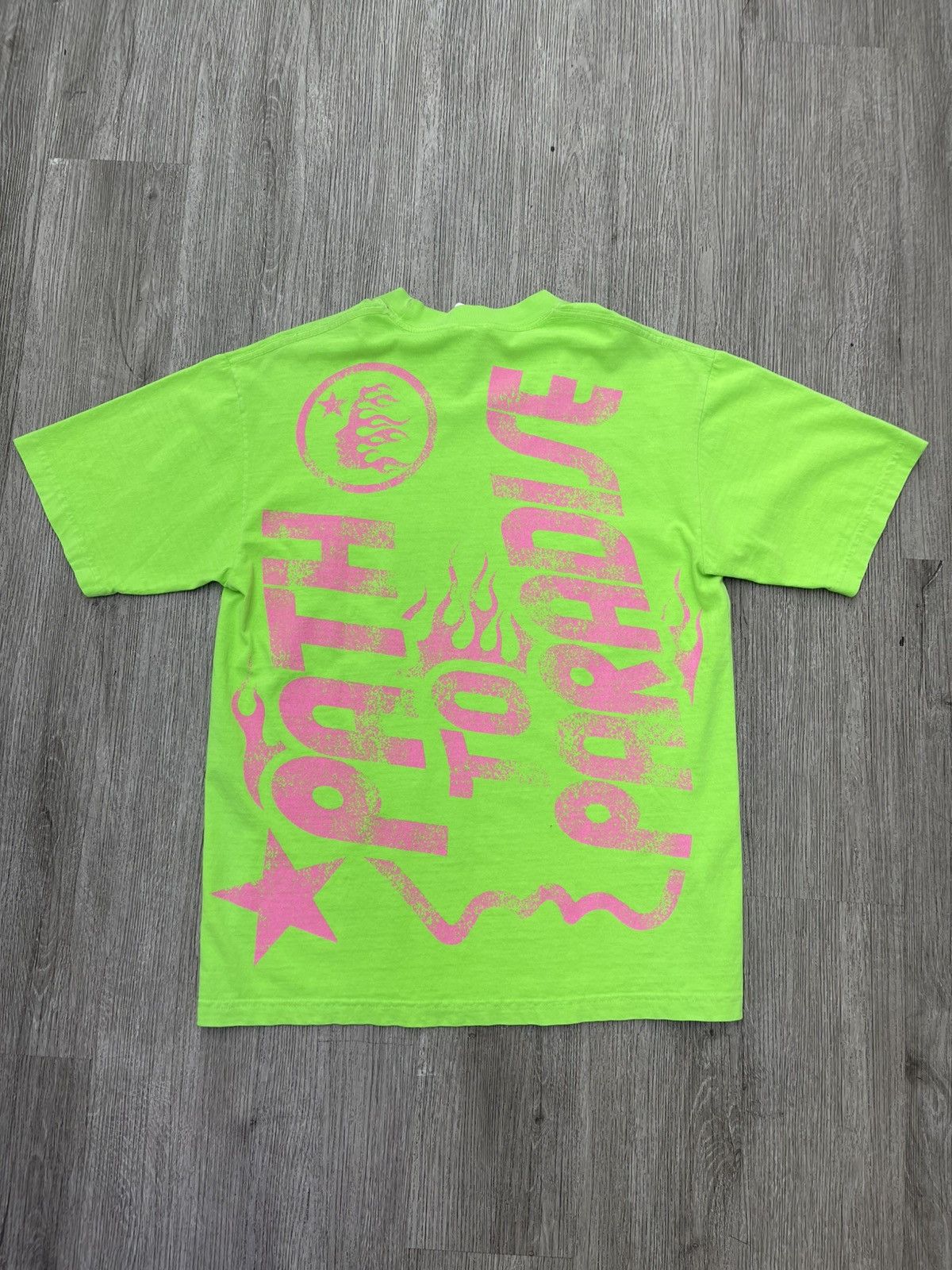 HELLSTAR Hellstar jesus Emblem tee (Green) Size US M / EU 48-50 / 2 - 2 Thumbnail