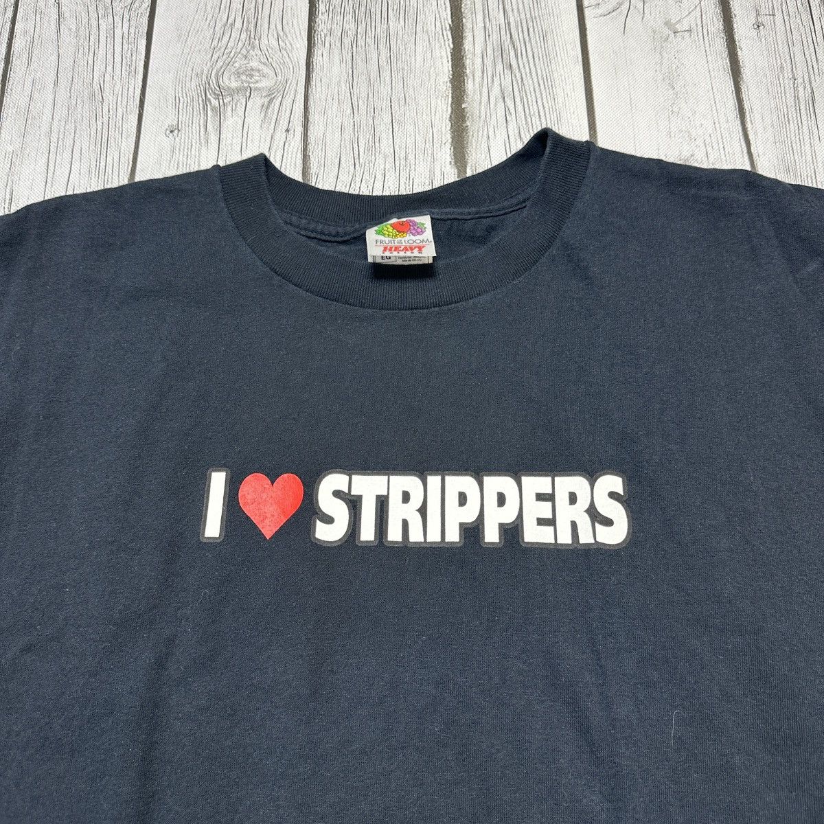 Fruit Of The Loom × Vintage Vintage I Love Strippers tee Size US XL / EU 56 / 4 - 3 Thumbnail