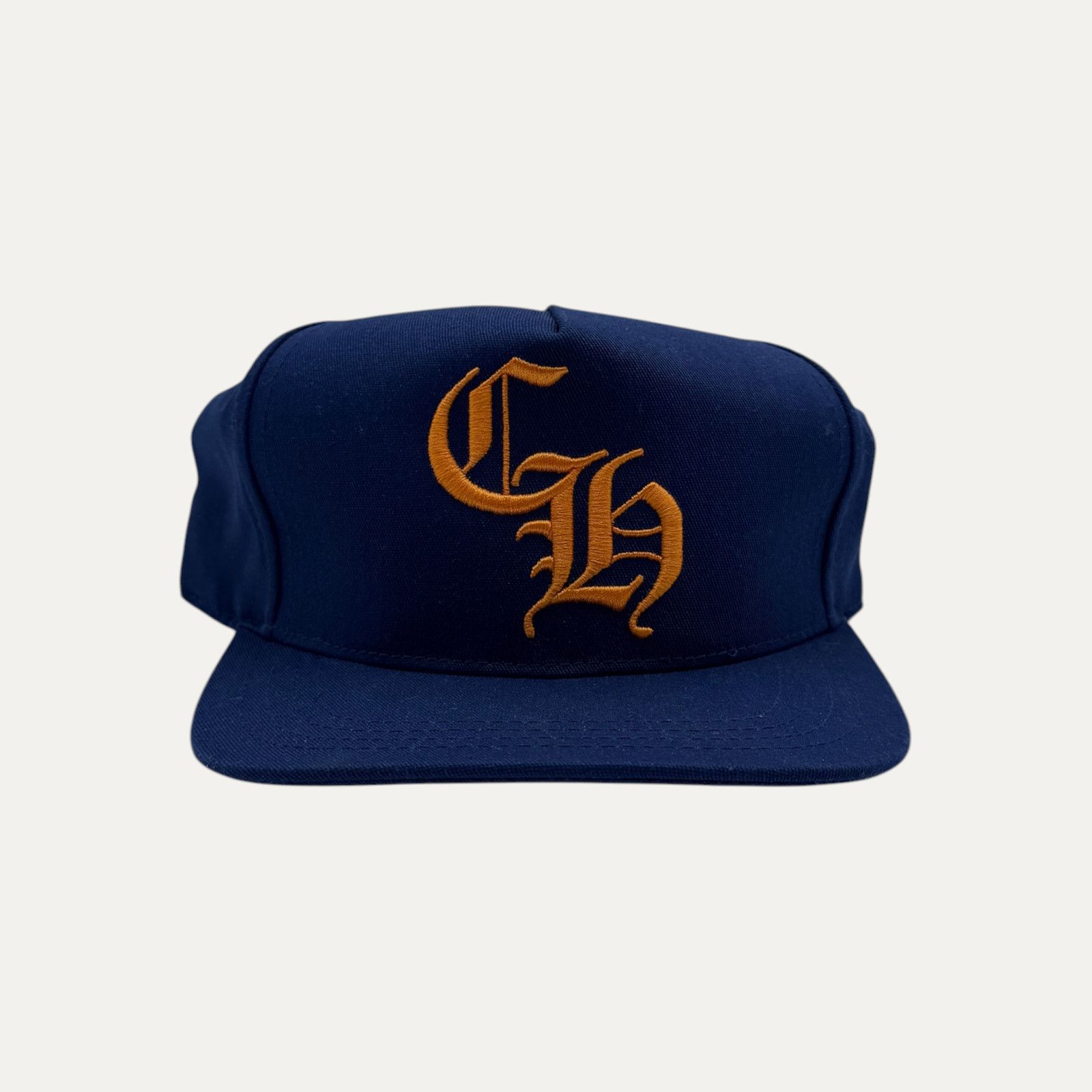 Chrome Hearts Chrome Hearts Gold CH Embroidered Hat Size ONE SIZE - 1 Thumbnail