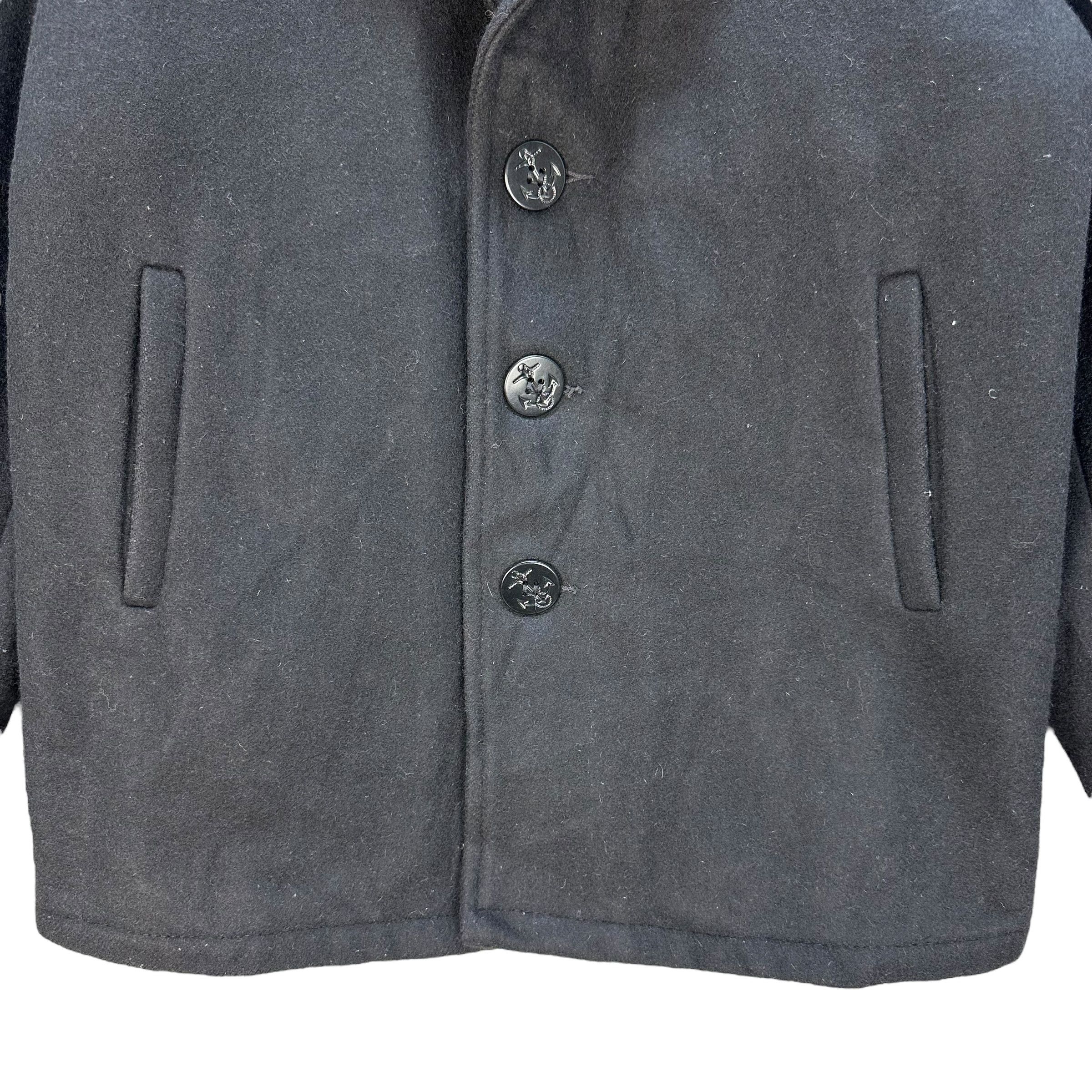 Schott SCHOTT Made in Usa Double Collar Wool Jacket #A48-1136 Size US S / EU 44-46 / 1 - 3 Thumbnail