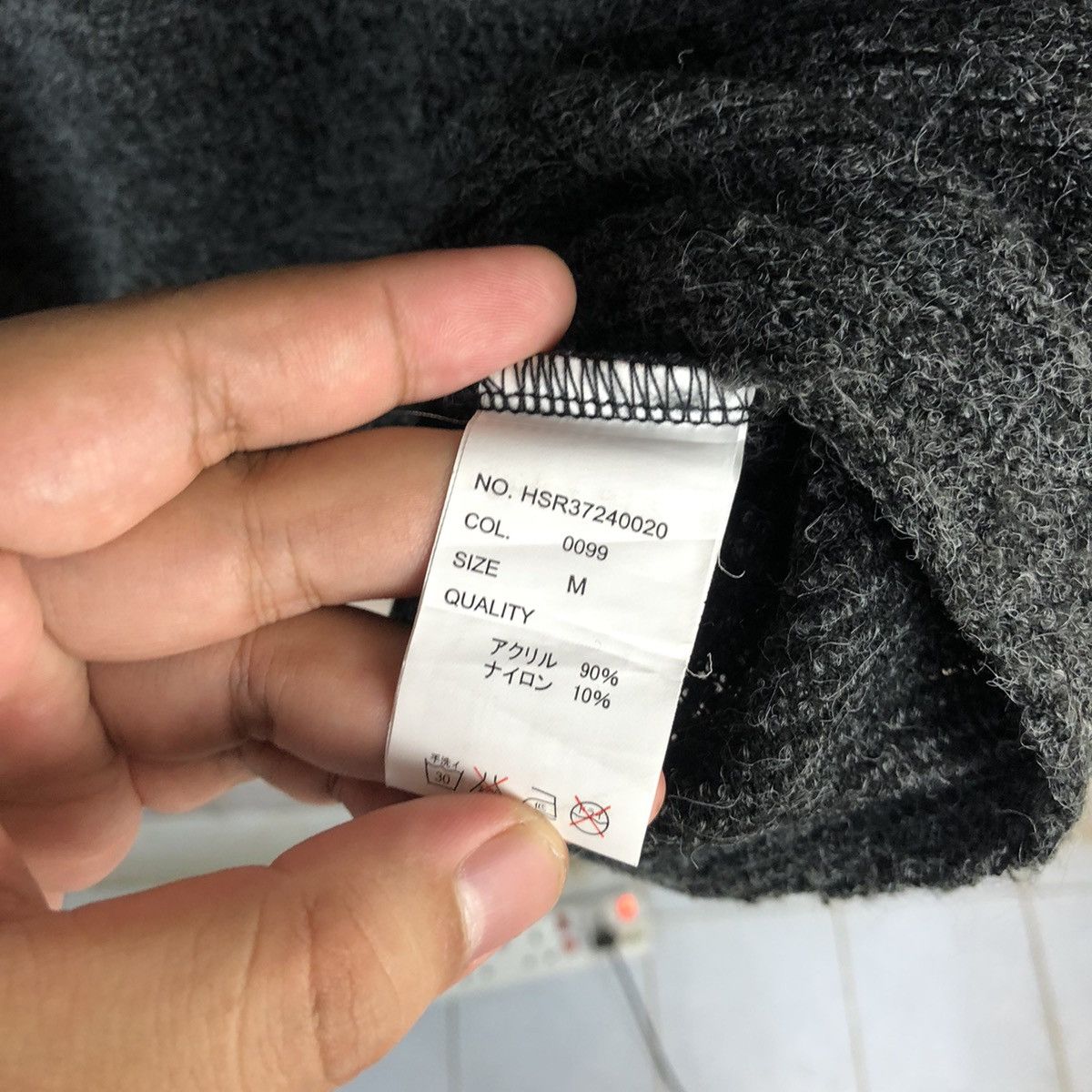 Homespun Knitwear × Japanese Brand Honey Suckle Rose Grey Knitwear #A1063 Size M / US 6-8 / IT 42-44 - 11 Thumbnail