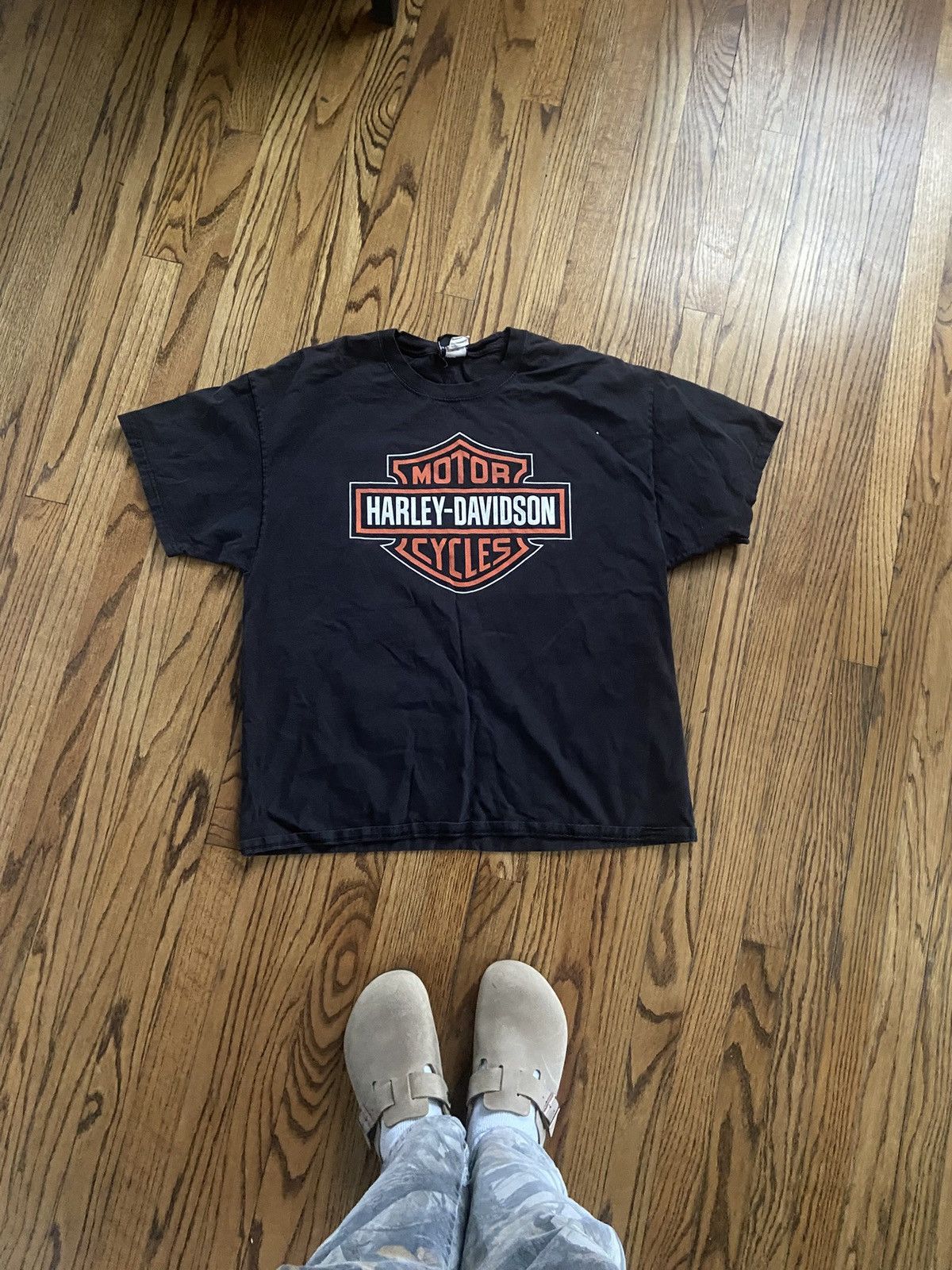 Harley Davidson Vintage harley davidson logo t shirt Size US XL / EU 56 / 4 - 1 Thumbnail