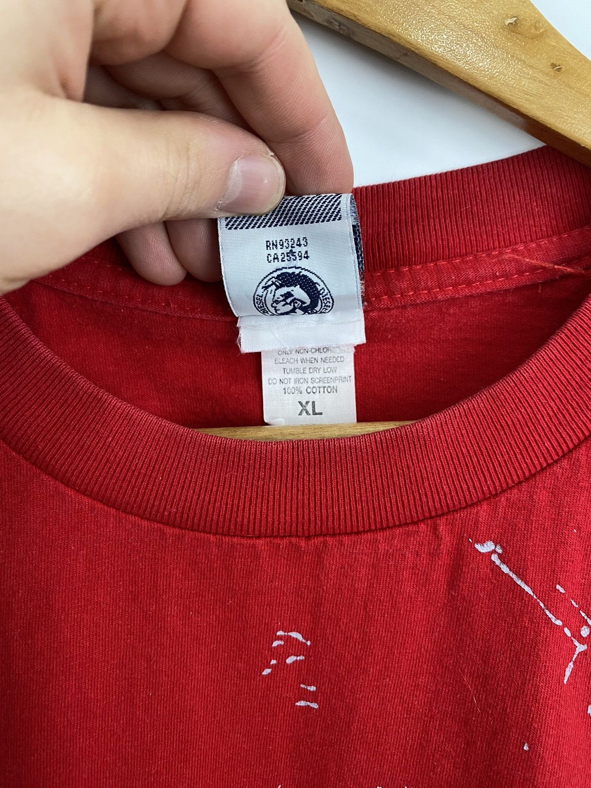 Diesel 🇺🇸 Vintage 90s Diesel Big logo t-shirt retro rare Y2K Size US XL / EU 56 / 4 - 6 Thumbnail