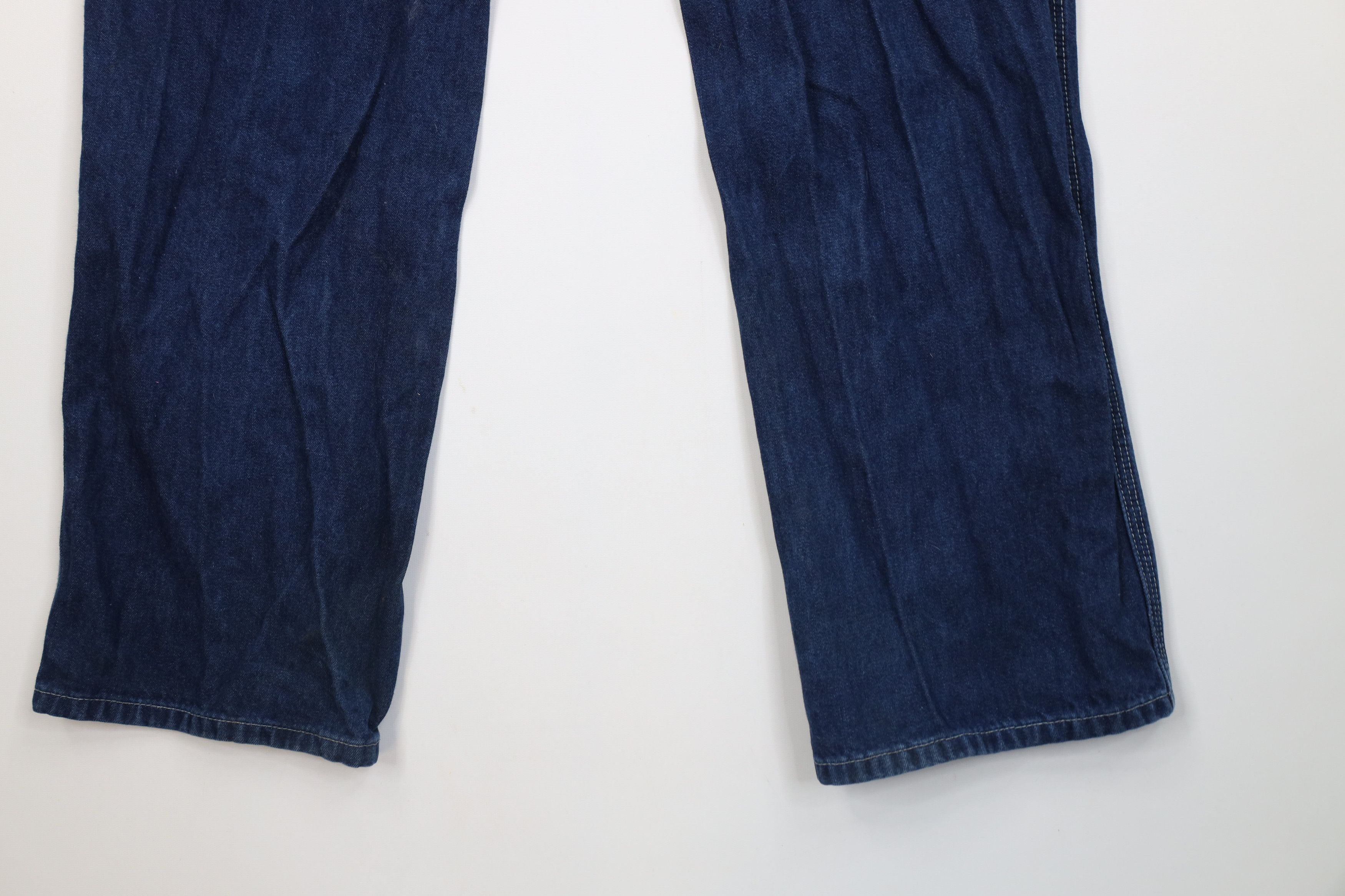 Carhartt Vintage Y2K Carhartt Wide Leg Dungaree Denim Jeans Blue Size US 34 / EU 50 - 13 Thumbnail