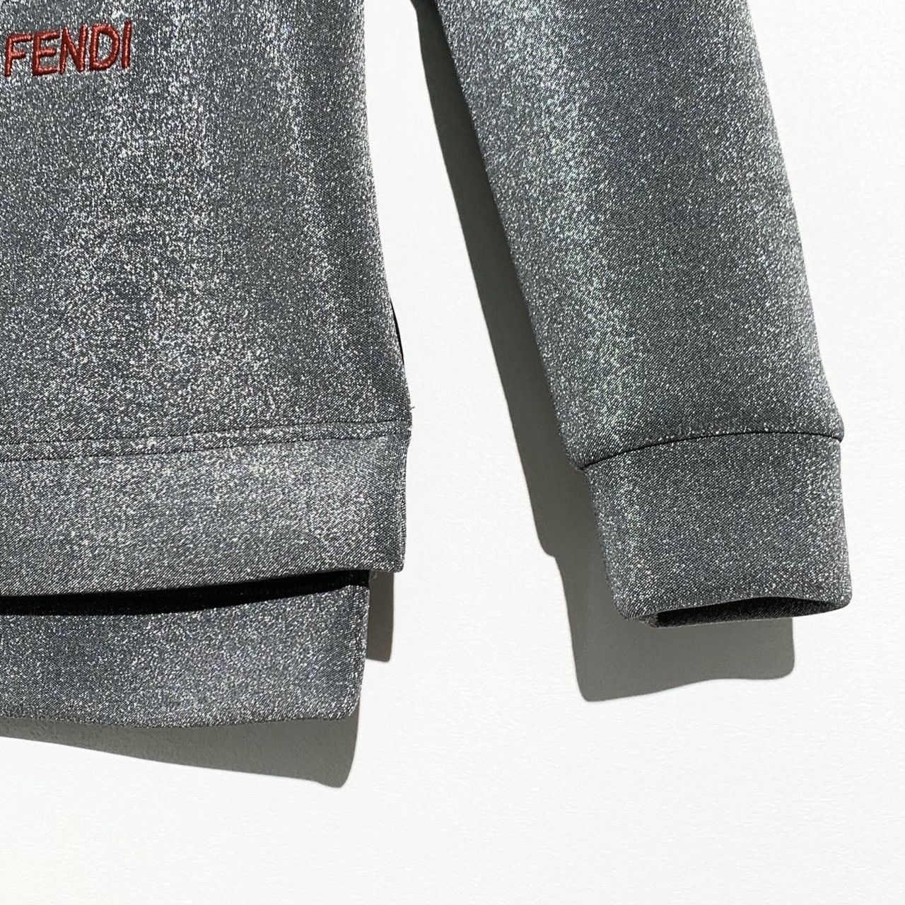 Fendi Fendi Karl Lagerfeld Glitter Long Sleeve Sweatshirt K26WX Size XS / US 0-2 / IT 36-38 - 4 Thumbnail
