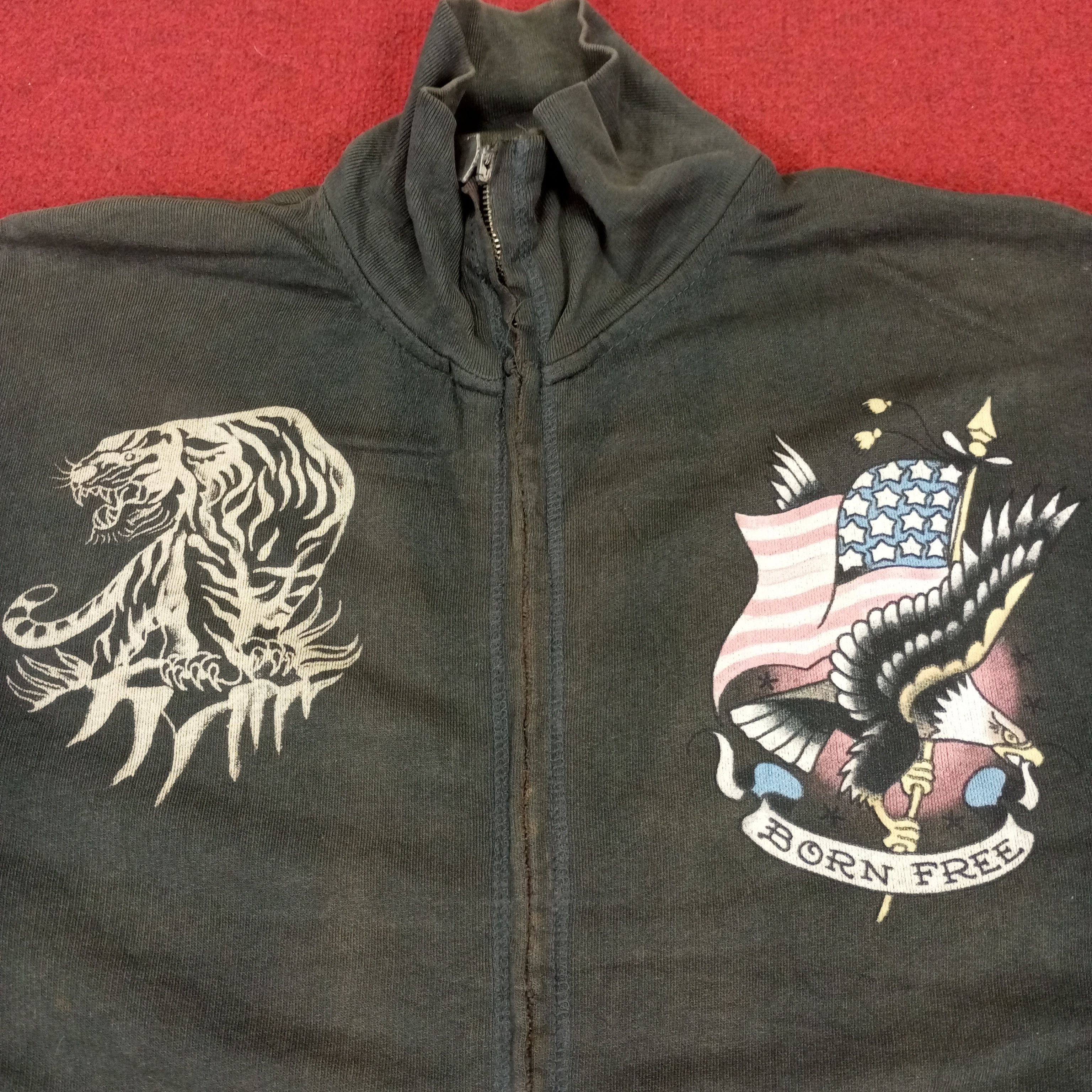 Christian Audigier × Ed Hardy × Vintage Ed Hardy Fashion Rock Punk Skulls Style Sweater Size US M / EU 48-50 / 2 - 5 Thumbnail