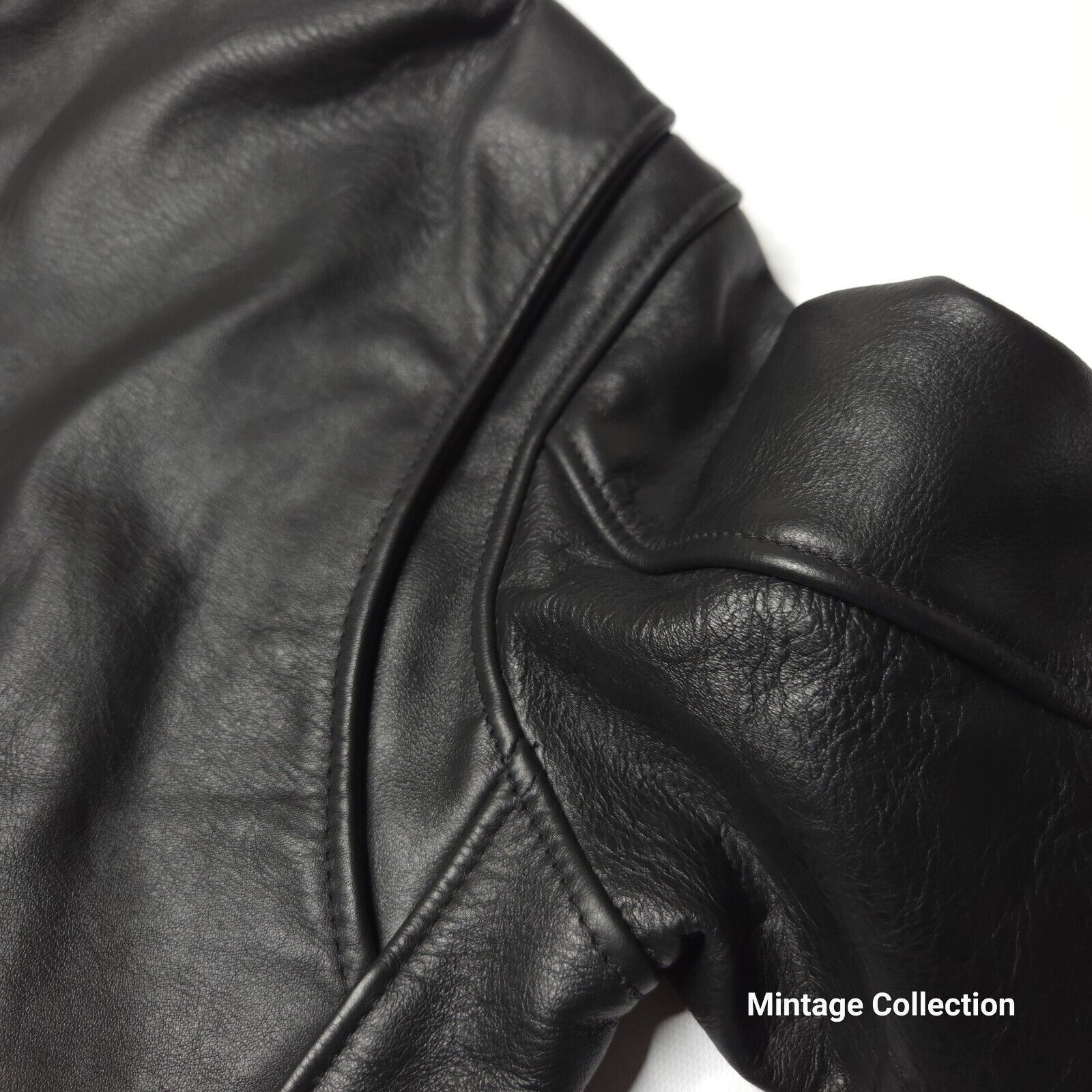 Other VINTAGE JOHNSON LEATHERS BLACK LEATHER MOTORCYCLE JACKET 8 Size M / US 6-8 / IT 42-44 - 13 Thumbnail
