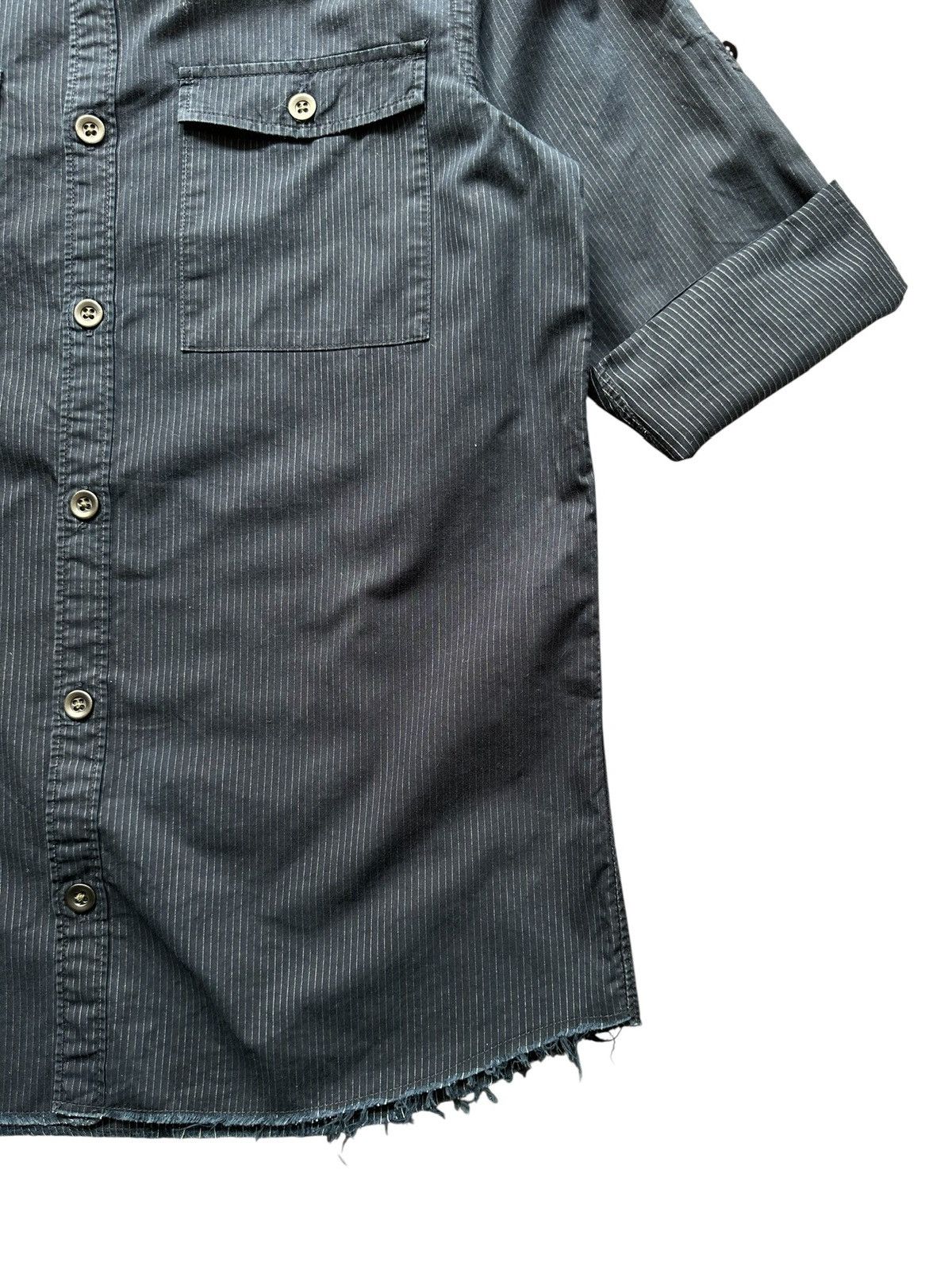 Lounge Lizard 00's - Lounge Lizard pinstripe double pocket shirt Size US M / EU 48-50 / 2 - 3 Thumbnail