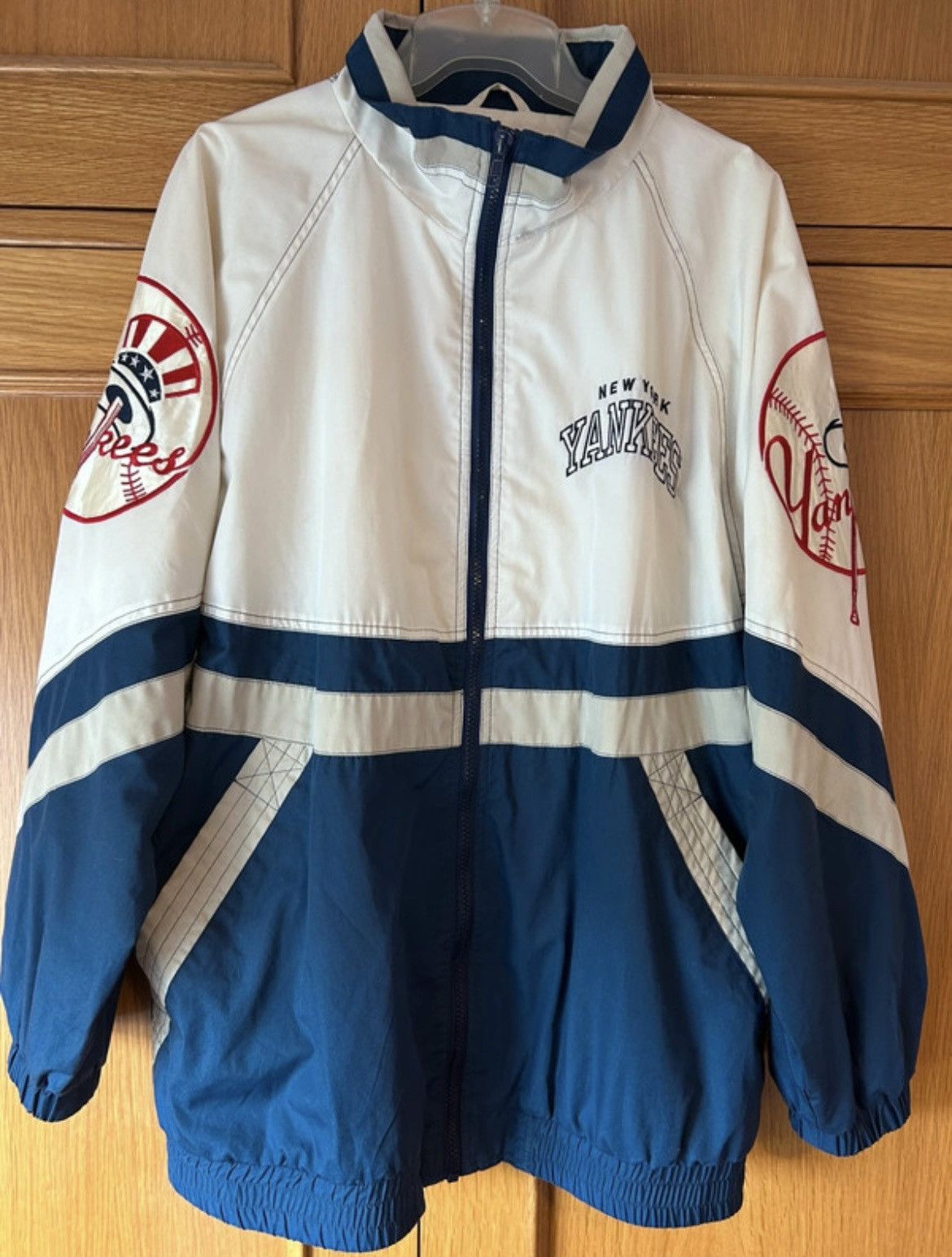 VTG NY Yankees Starter hotsell Jacket Pullover Windbreaker