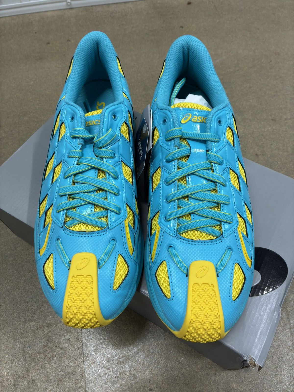 Asics × Kiko Kostadinov ASICS KIKO KOSTADINOV GEL KIRIL ICE MINT VIBRANT YELLOW BLUE Size US 10.5 / EU 43-44 - 6 Thumbnail