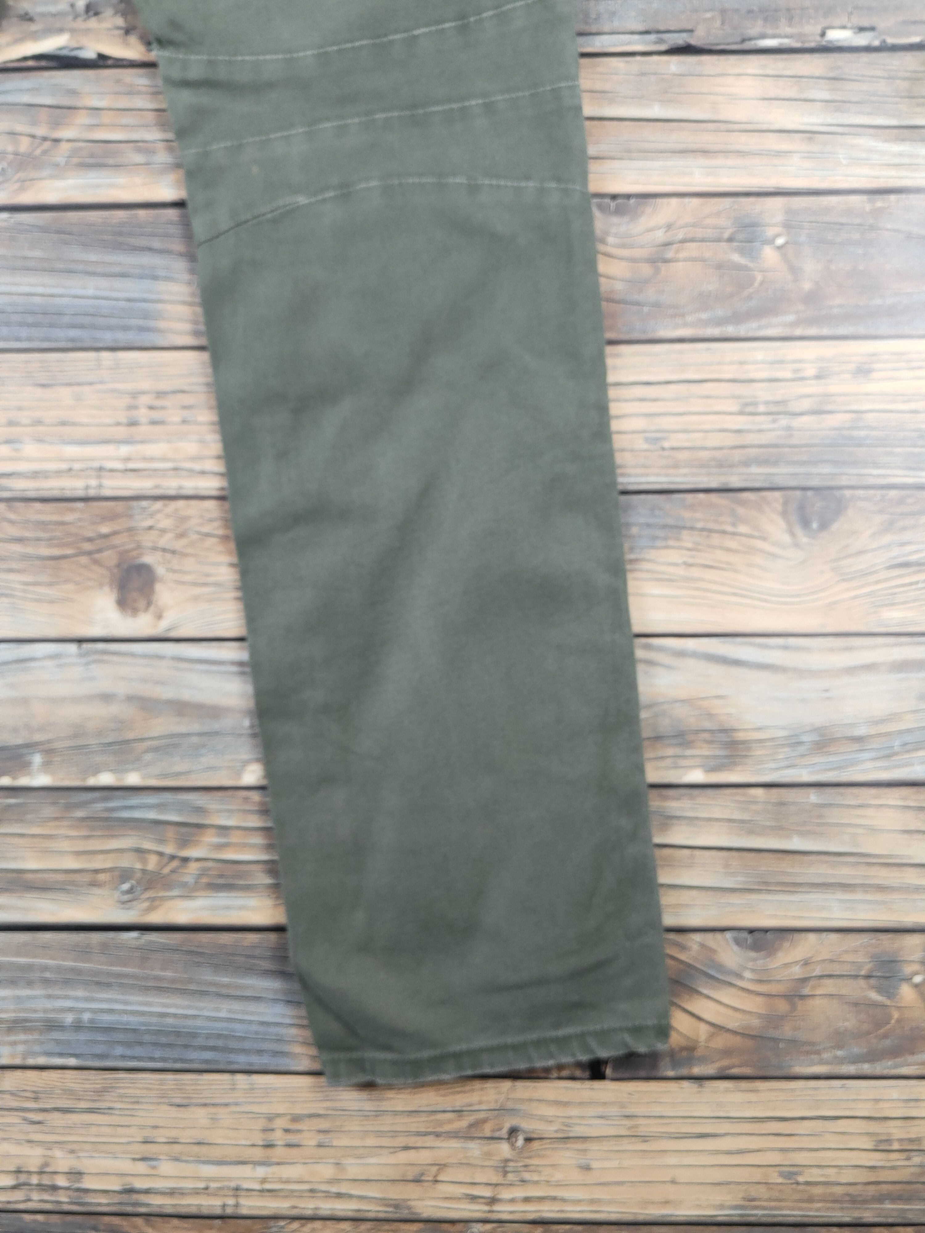 Japanese Brand DL Example bush Green Multipocket Tactical Cargo Pants #1342 Size US 33 - 11 Thumbnail