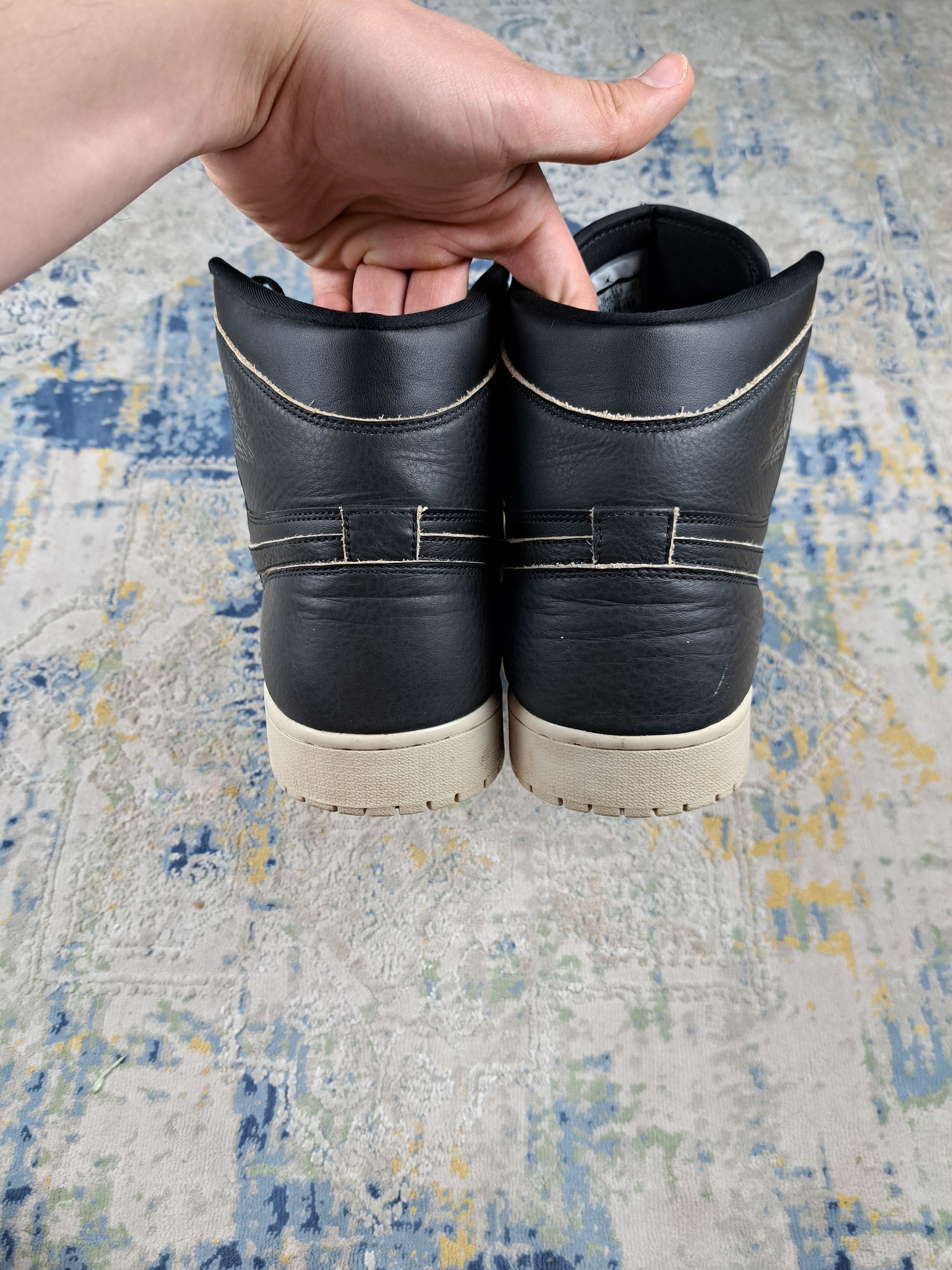 Jordan Brand ❗️17 US❗️Nike Air Jordan High Black Desert Sand Big Size Size US 15 / EU 48 - 6 Thumbnail