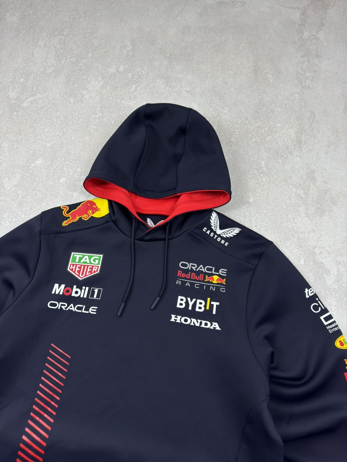 Red Bull Red Bull Racing F1 Team 2023 Blue Pepe Jeans Hoodie Pullover Size US L / EU 52-54 / 3 - 6 Thumbnail