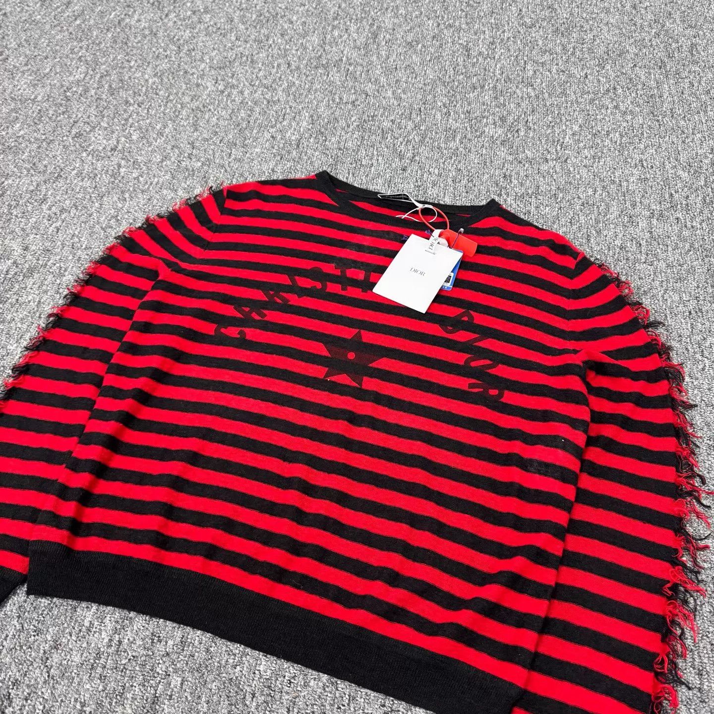 Dior Dior Lucky Star Tassel Striped Knit Top Women's 36 Size XS / US 0-2 / IT 36-38 - 3 Thumbnail