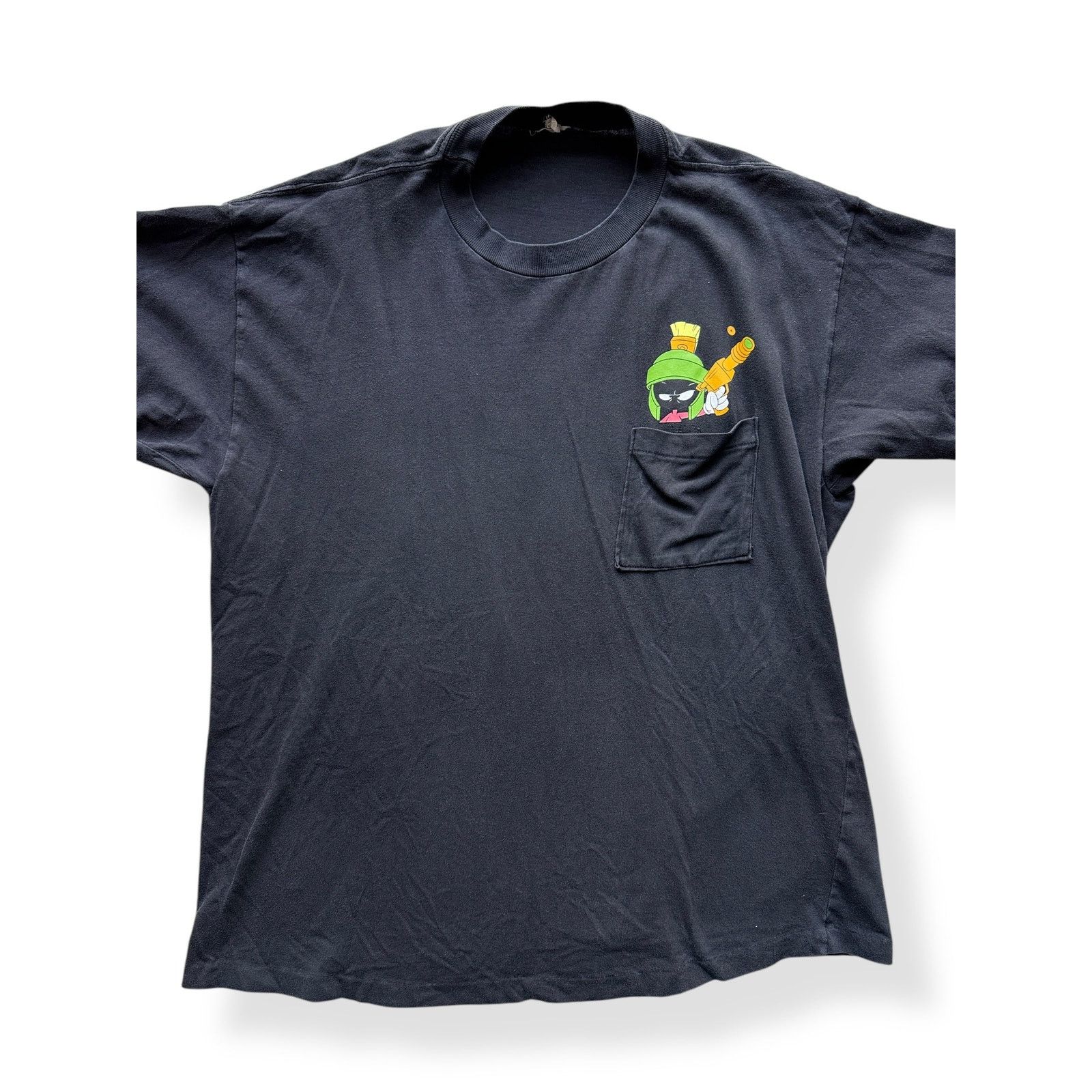Warner Bros Vintage Marvin the Martian Pocket Tee SZ XL Size US XL / EU 56 / 4 - 2 Thumbnail