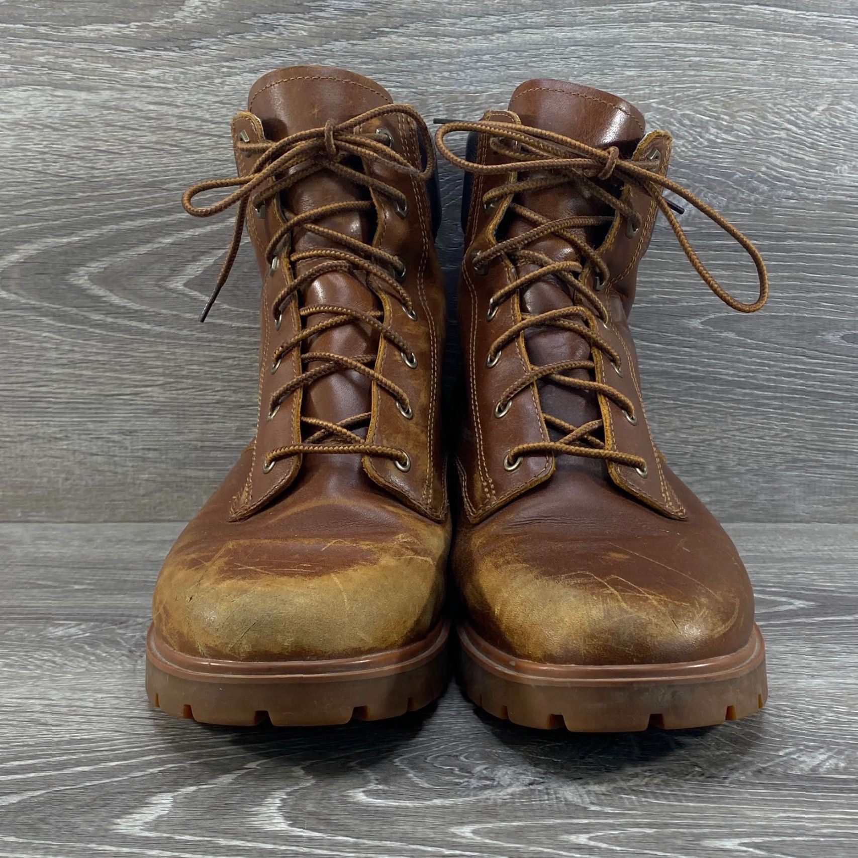 Timberland TIMBERLAND Jayne Womens 11 Boots Brown Leather Waterproof Ankle Combat Bootie Size US 9 / IT 39 - 4 Thumbnail