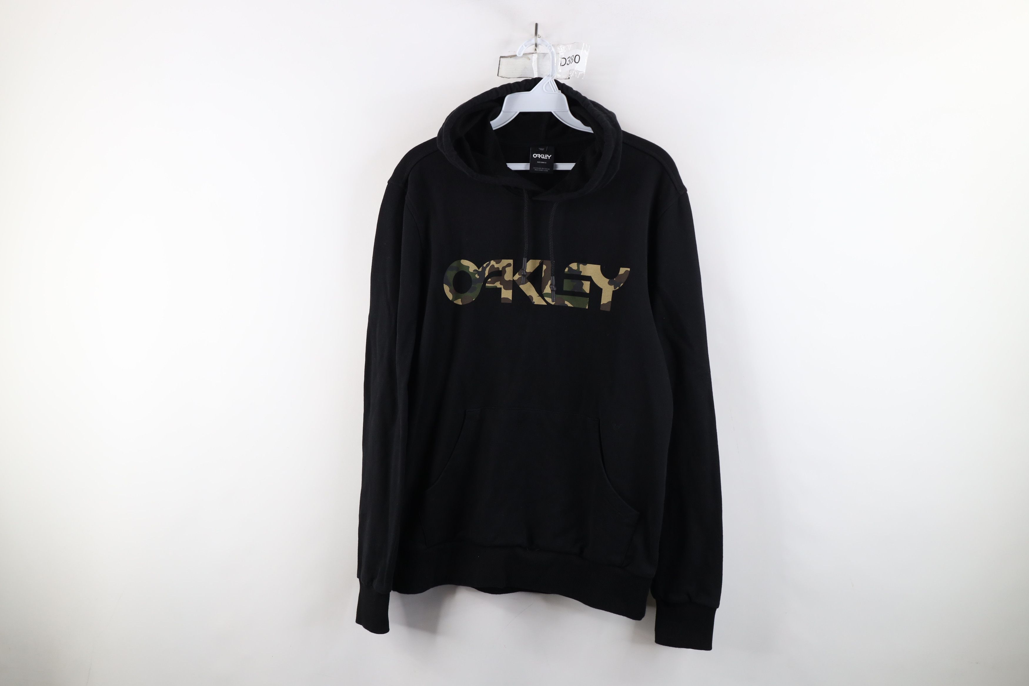 Oakley × Vintage Vintage Oakley Camouflage French Terry Hoodie Black Size US S / EU 44-46 / 1 - 1 Thumbnail