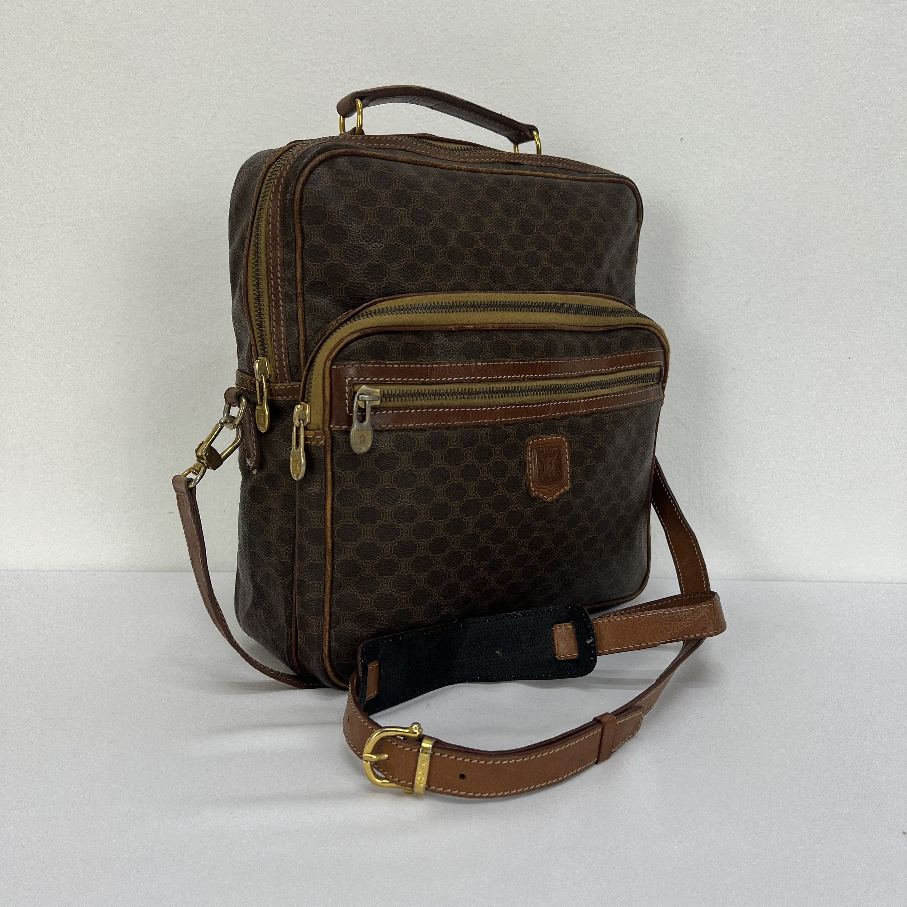 Celine Vintage Celine Macadam Messenger Bag Size ONE SIZE - 3 Thumbnail