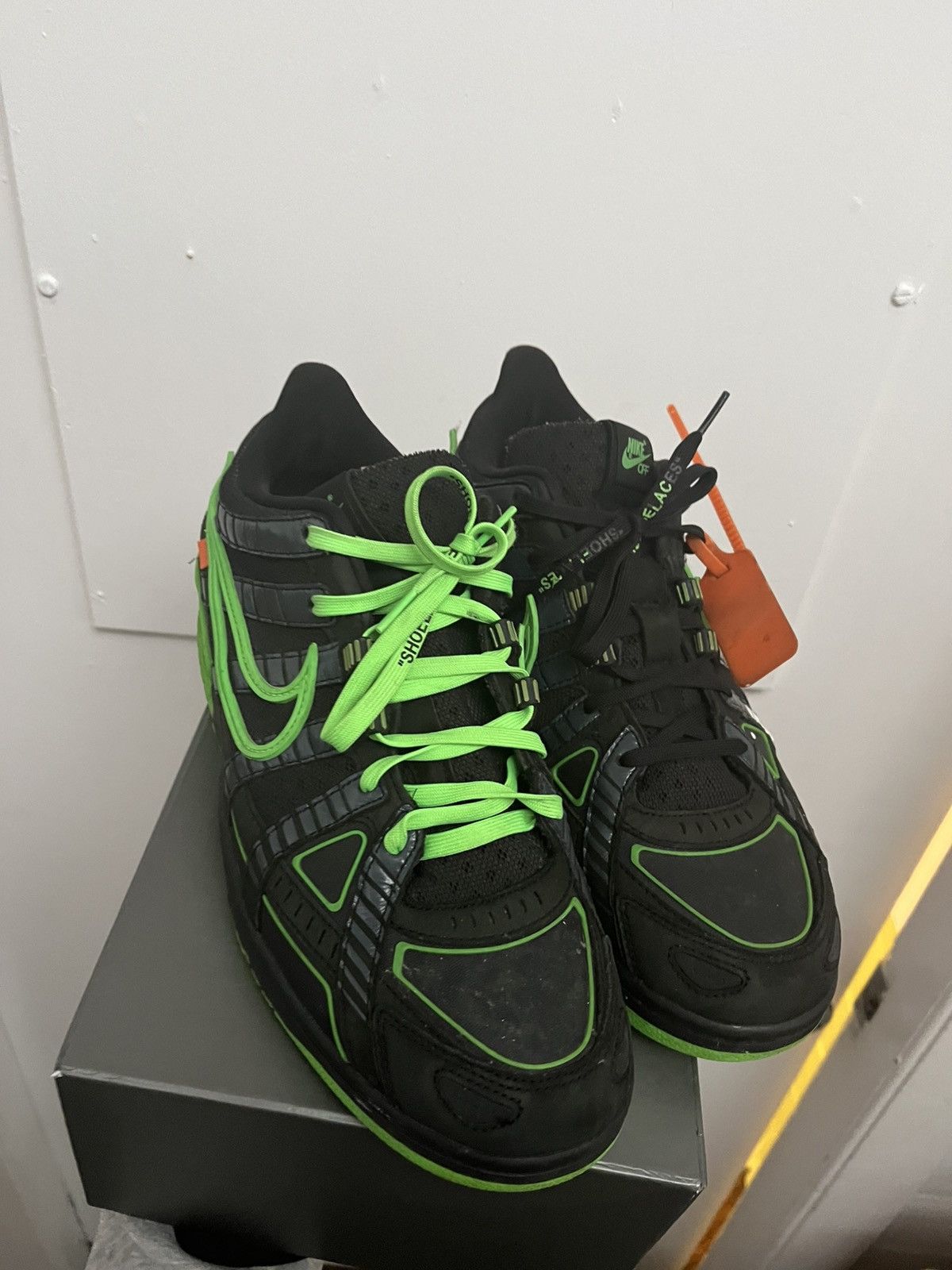 Nike × Off-White Black Off White Rubber Dunks Size US 13 / EU 46 - 2 Thumbnail