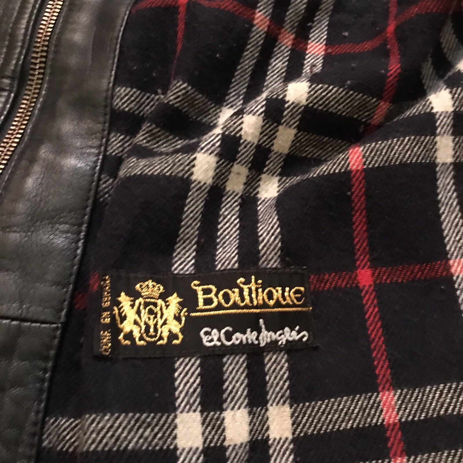 Burberry Vintage Burberry Leather JACKET nova check OvERCOAT women's Size L / US 10 / IT 46 - 6 Thumbnail