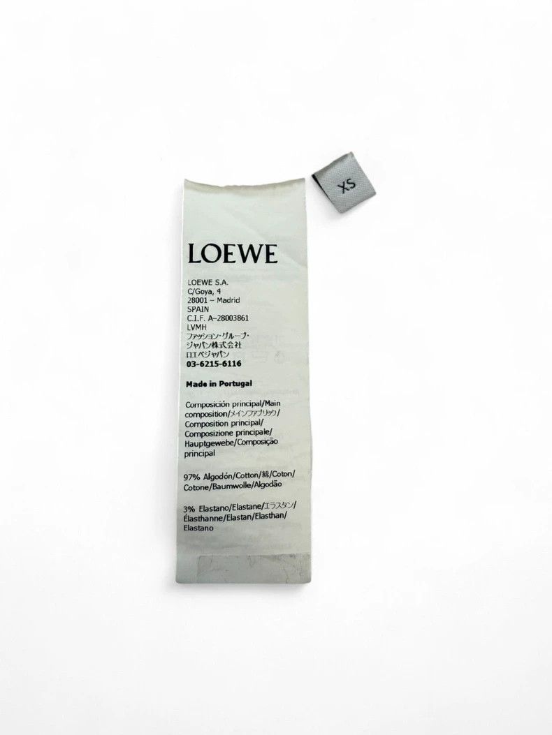 Loewe LOEWE Cotton embroidered logo sports vest Size XS / US 0-2 / IT 36-38 - 4 Thumbnail