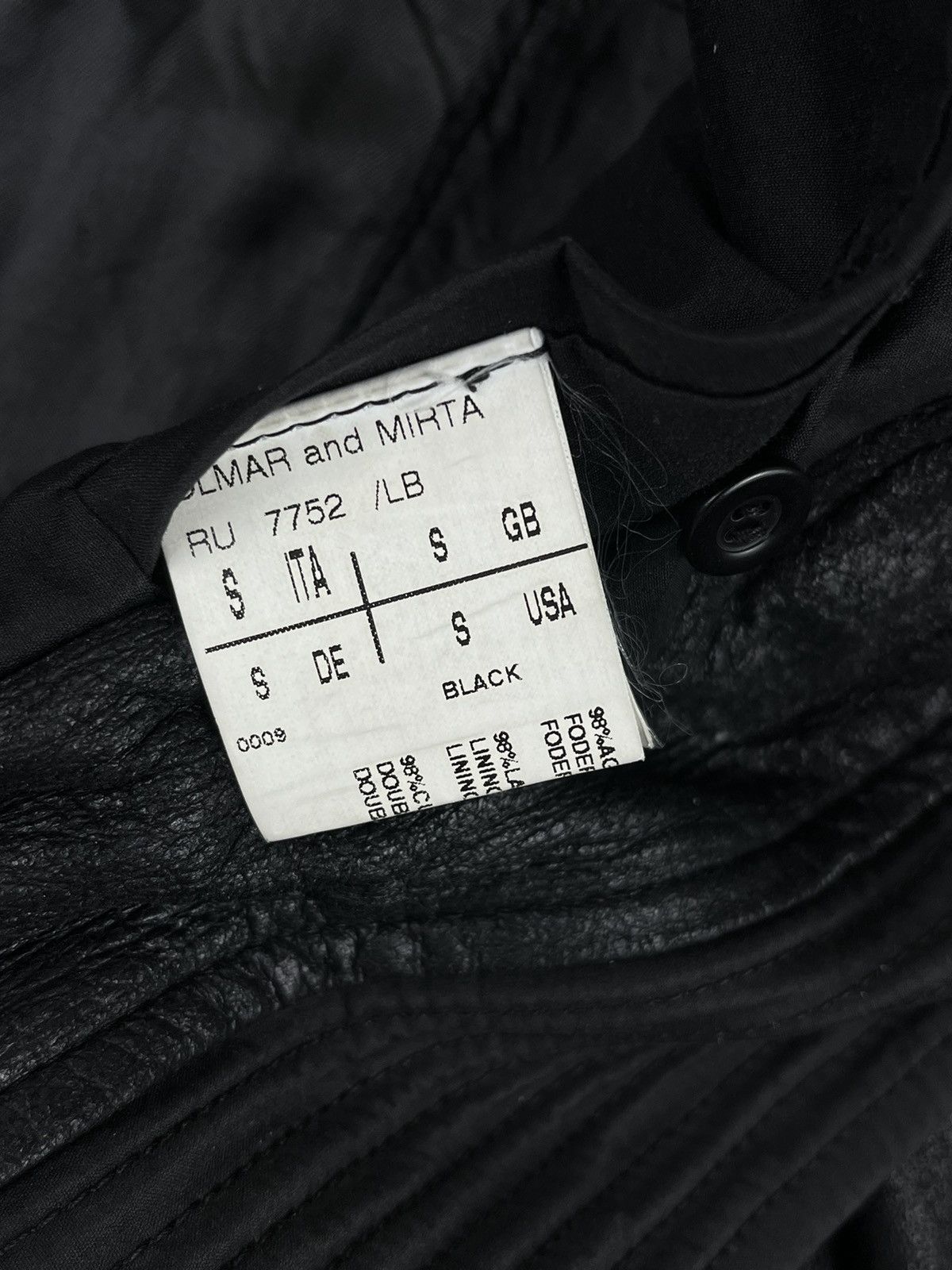 Rick Owens SS06 Rick Owens Blistered Lamb Intarsia Leather Jacket Size US S / EU 44-46 / 1 - 11 Thumbnail