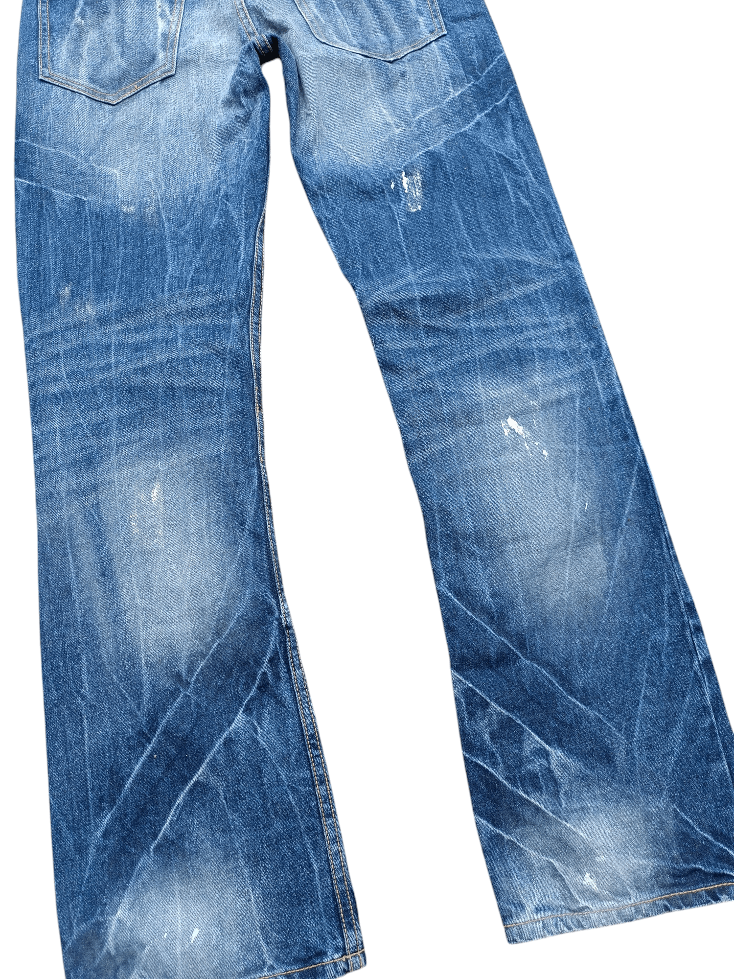 If Six Was Nine × Japanese Brand × Le Grande Bleu (L.G.B.) Vintage Japanese Brand Xfrm Stud Flared Rare Design Jeans Size US 35 - 3 Thumbnail